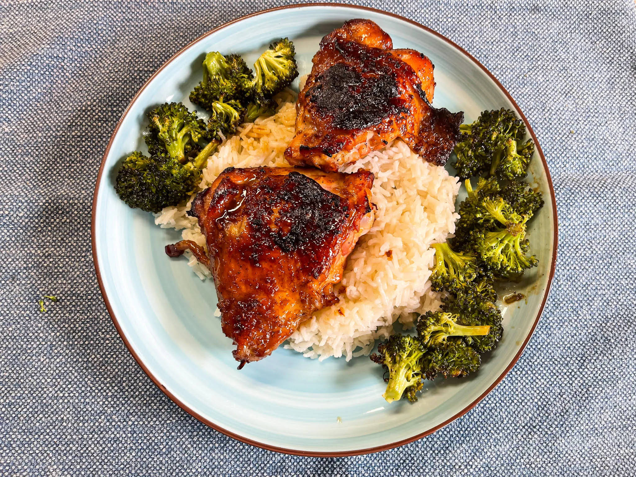 Saucy Asian Chicken Broccoli Sheet Pan Dinner