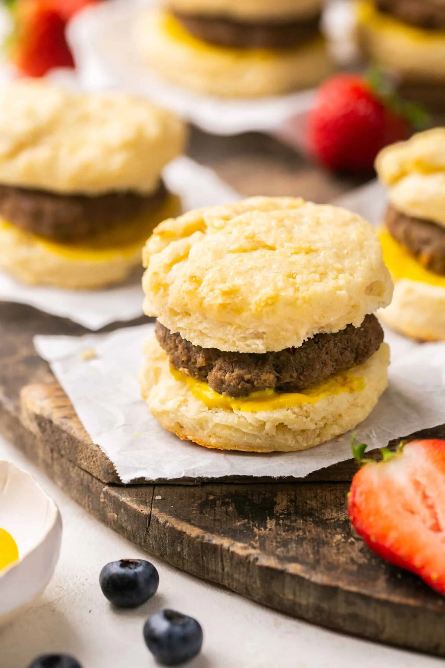 Sausage Biscuits with Jezebel Sauce