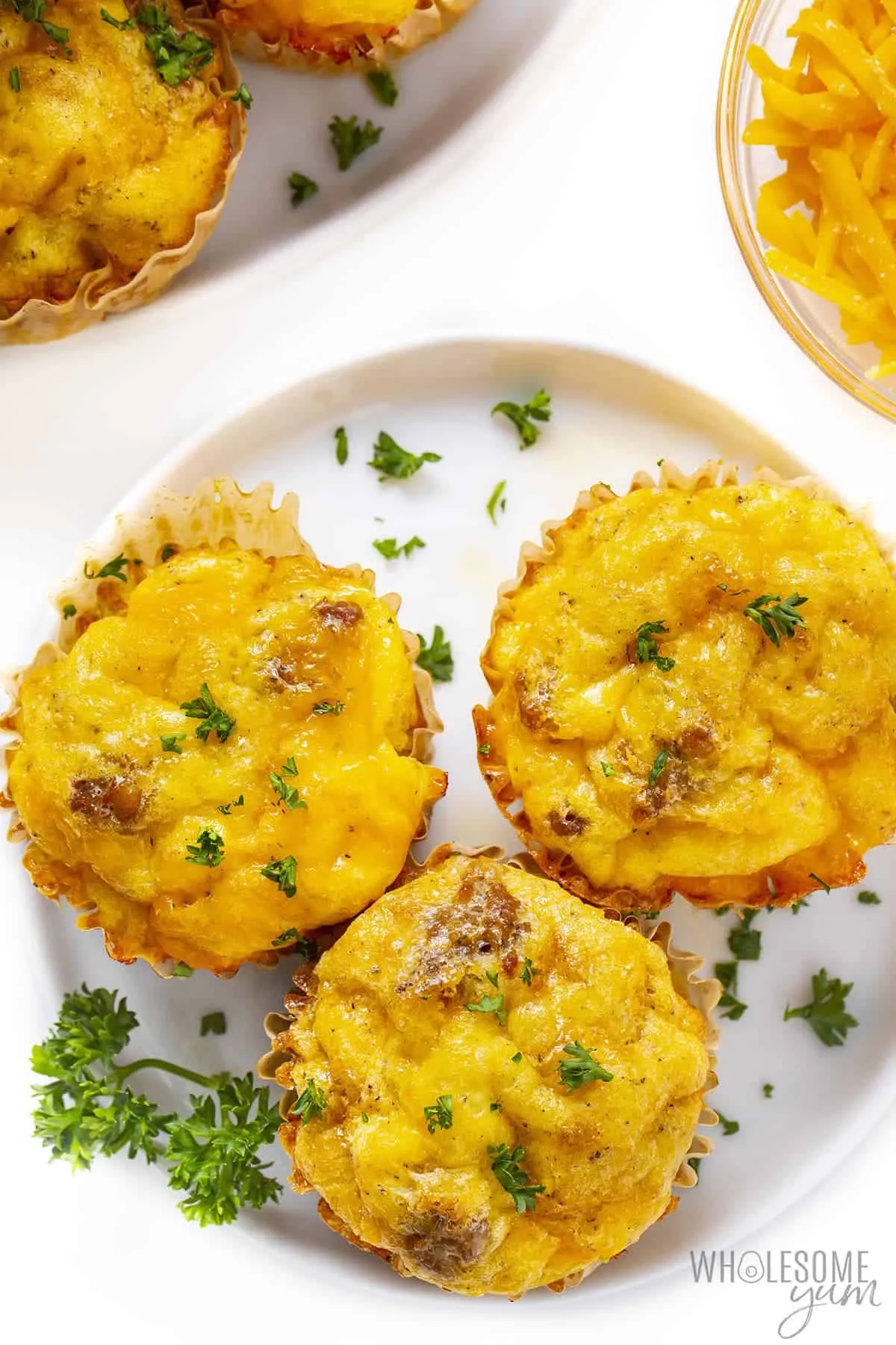 Sausage Cheese Egg Muffin Cups