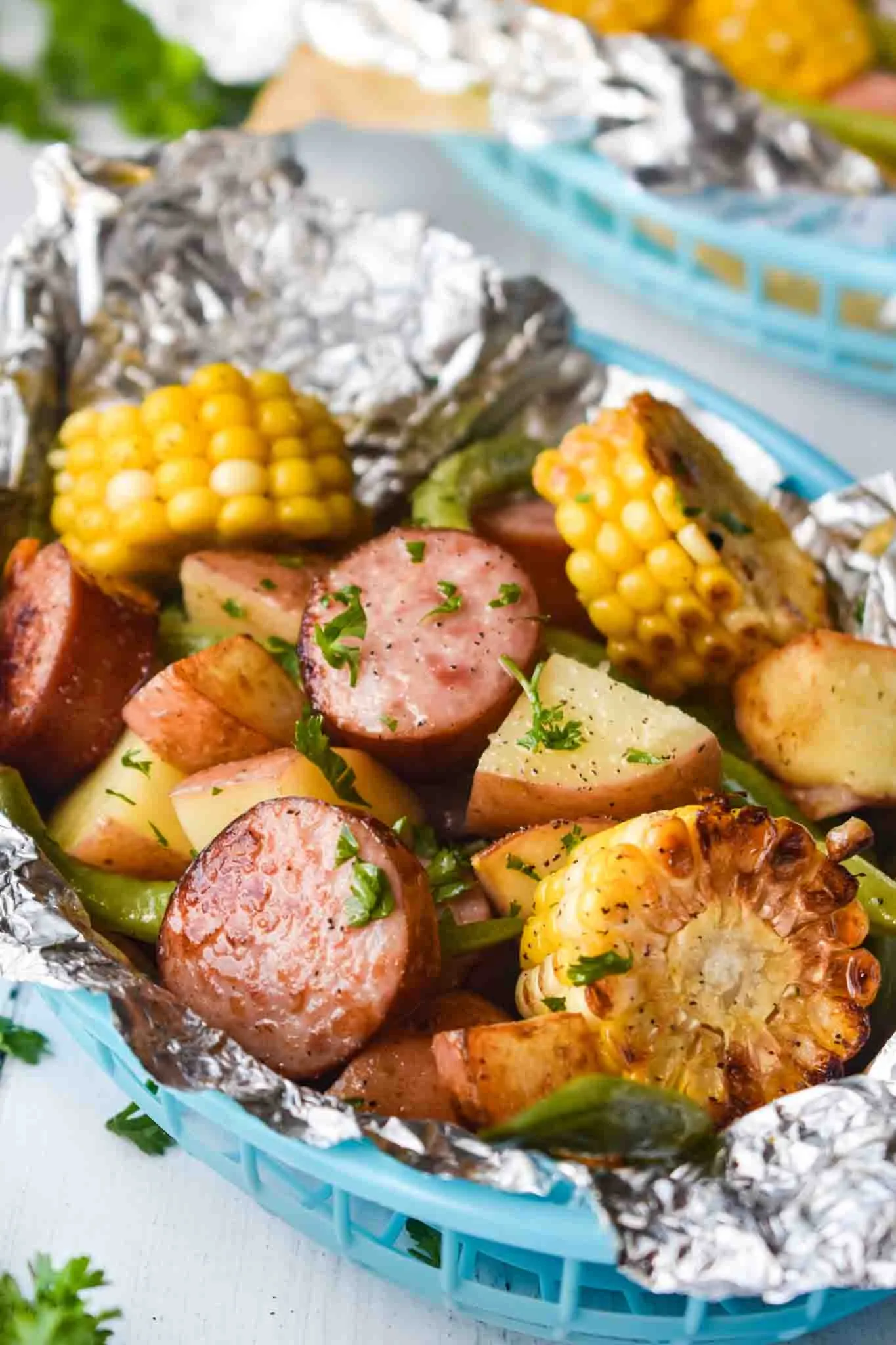 Sausage Potato Foil Packets