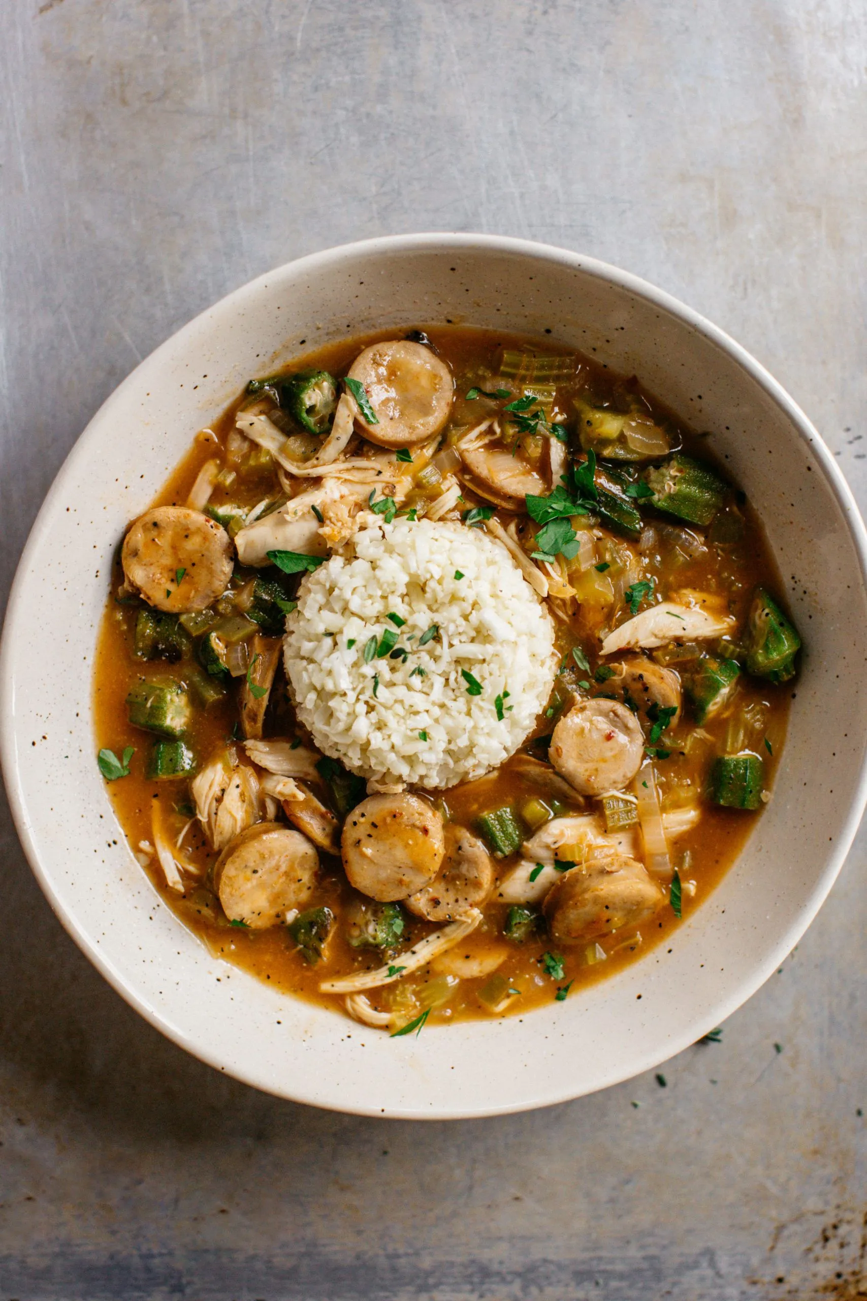 Sausage and Chicken Gumbo