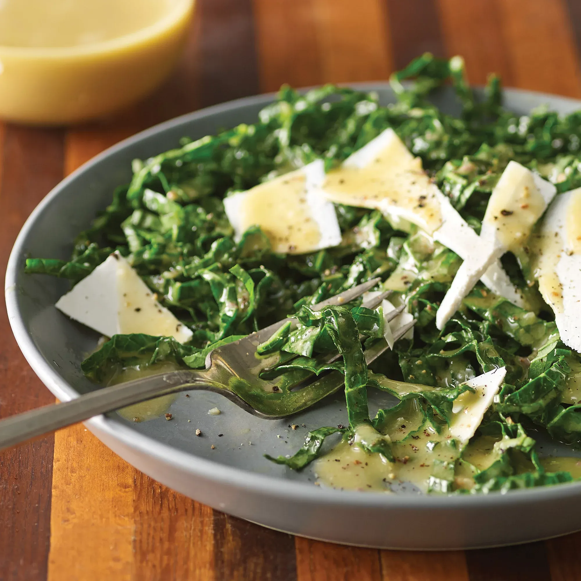 Sautéed Kale Salad with Ricotta Salata