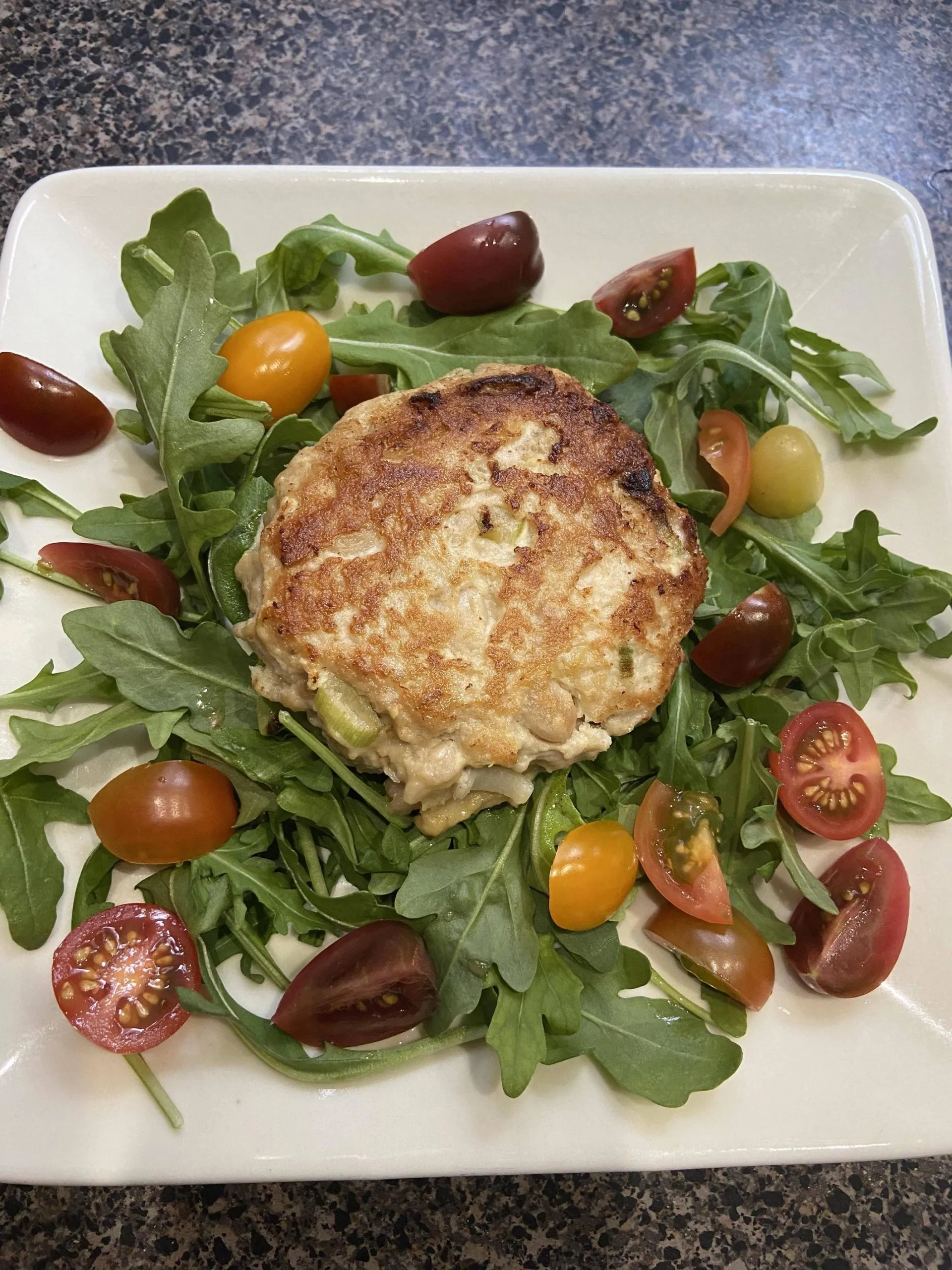 Seared Turkey and White Bean Burgers