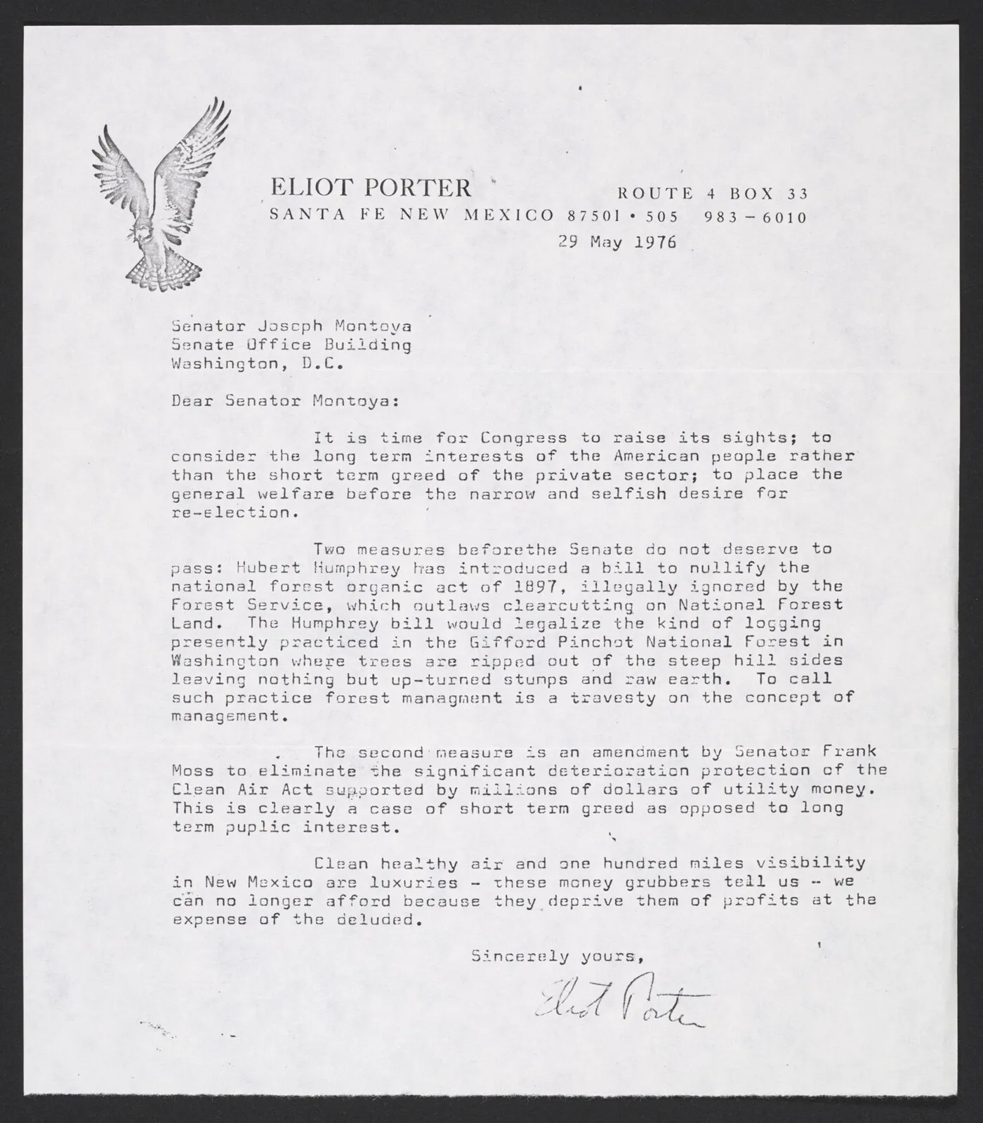 Senator Joseph Montoya's New Mexican Chili