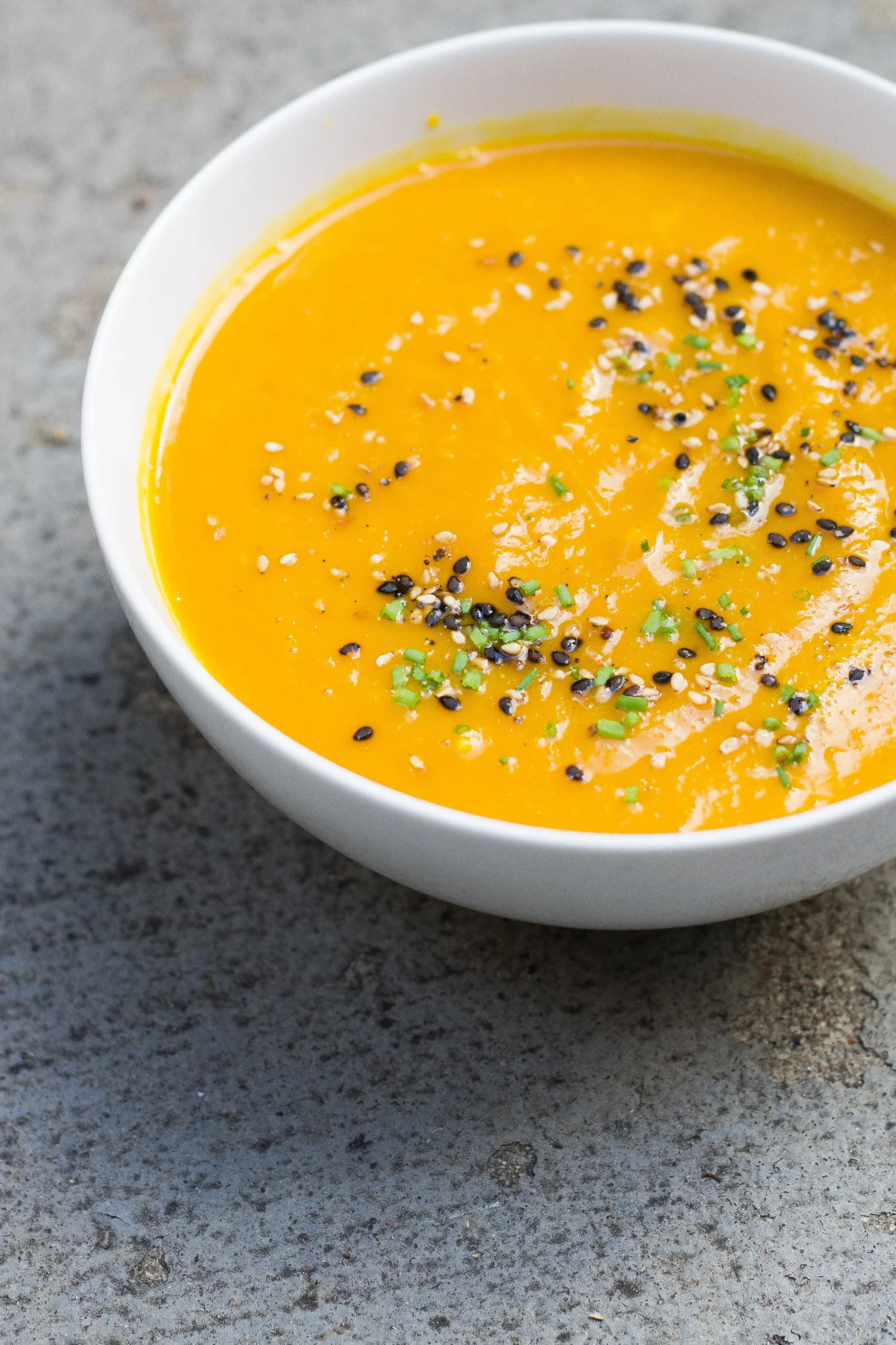 Sesame Kabocha Squash Soup