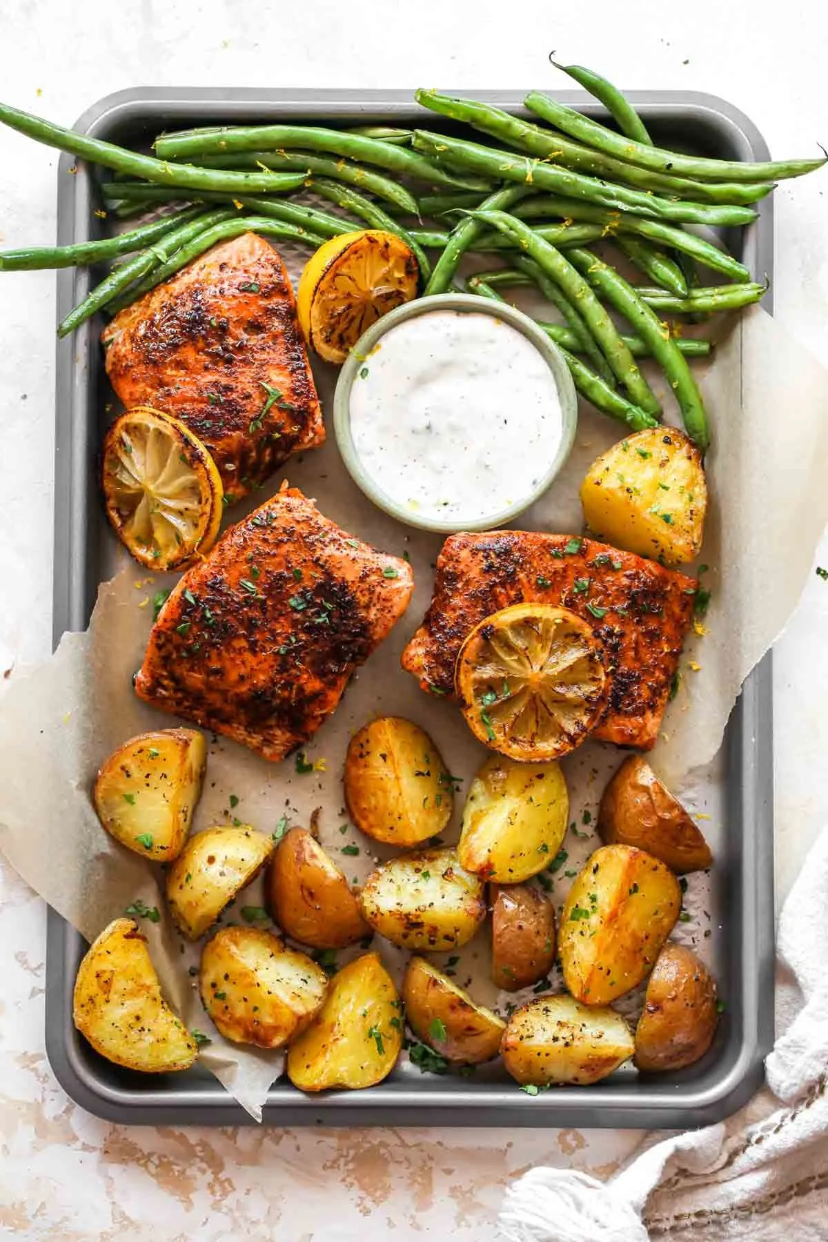 Sheet Pan Chili Dijon Salmon