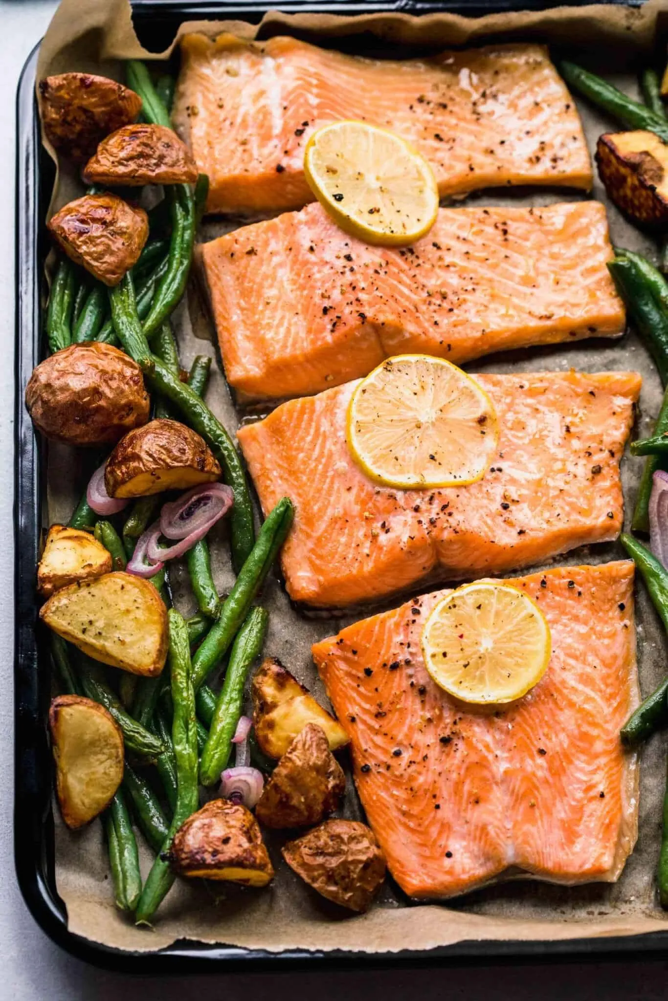 Sheet Pan Salmon Dinners