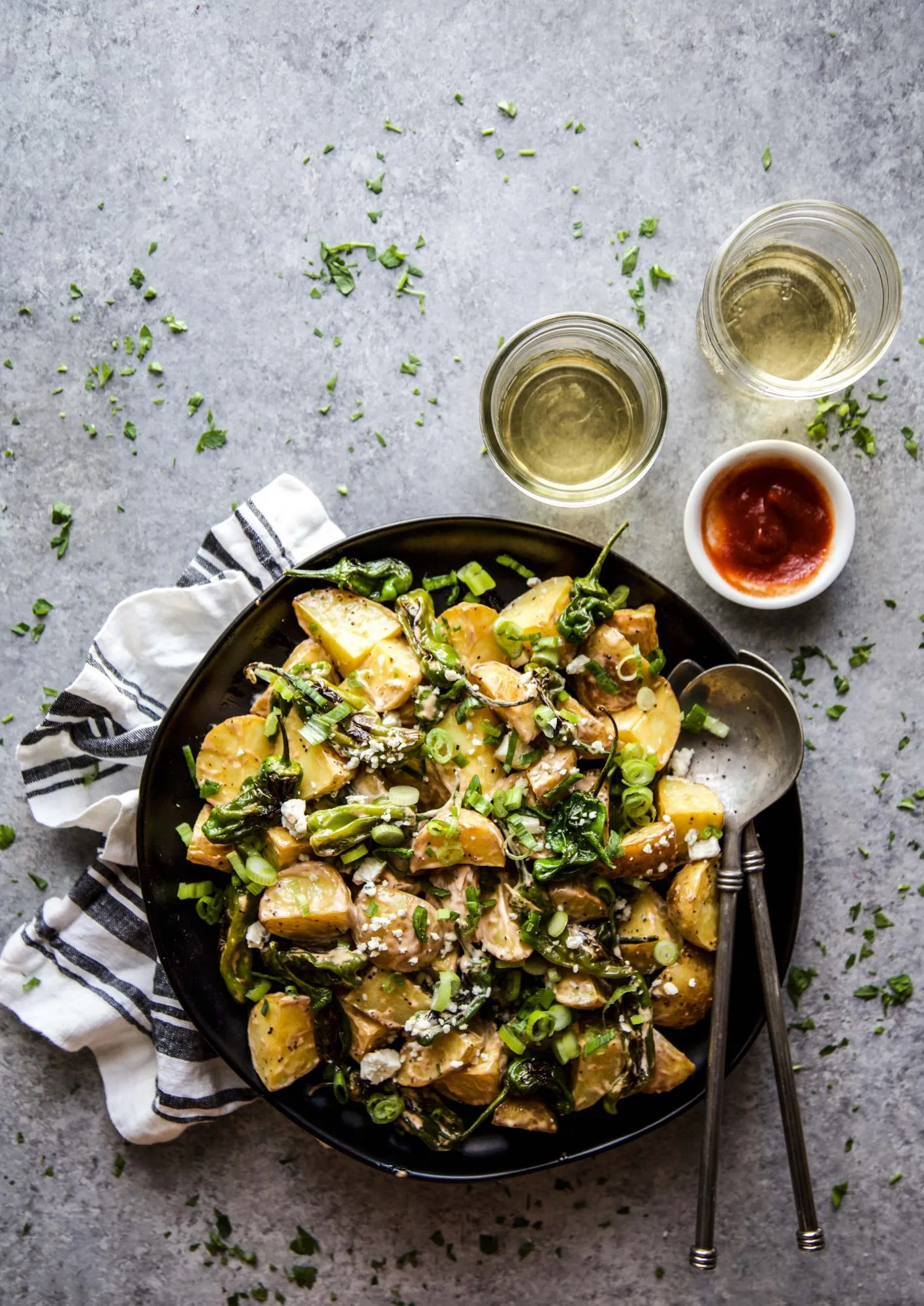 Shishito Pepper Potato Salad