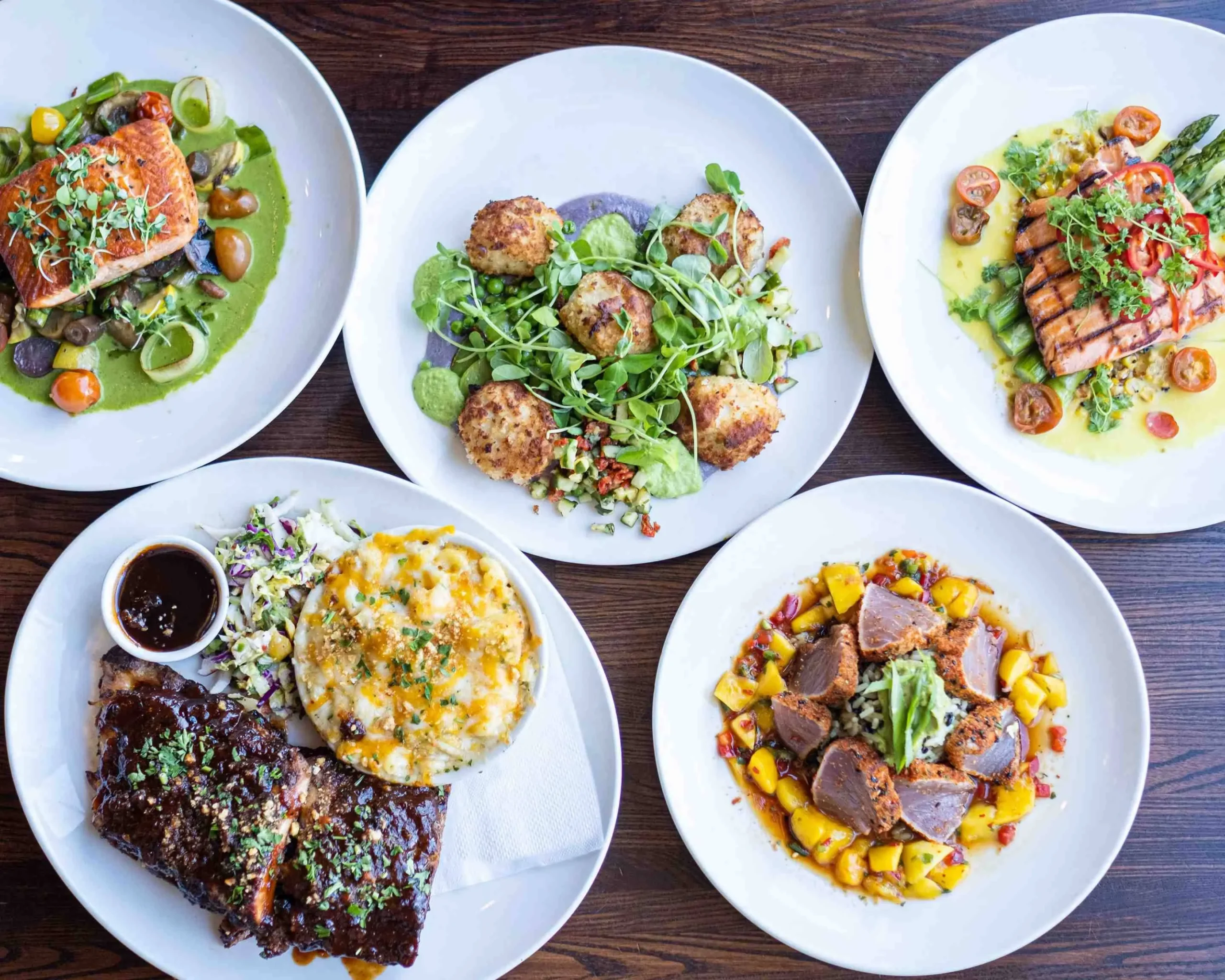 Simon and Seaforts Salad with Mustard Dressing