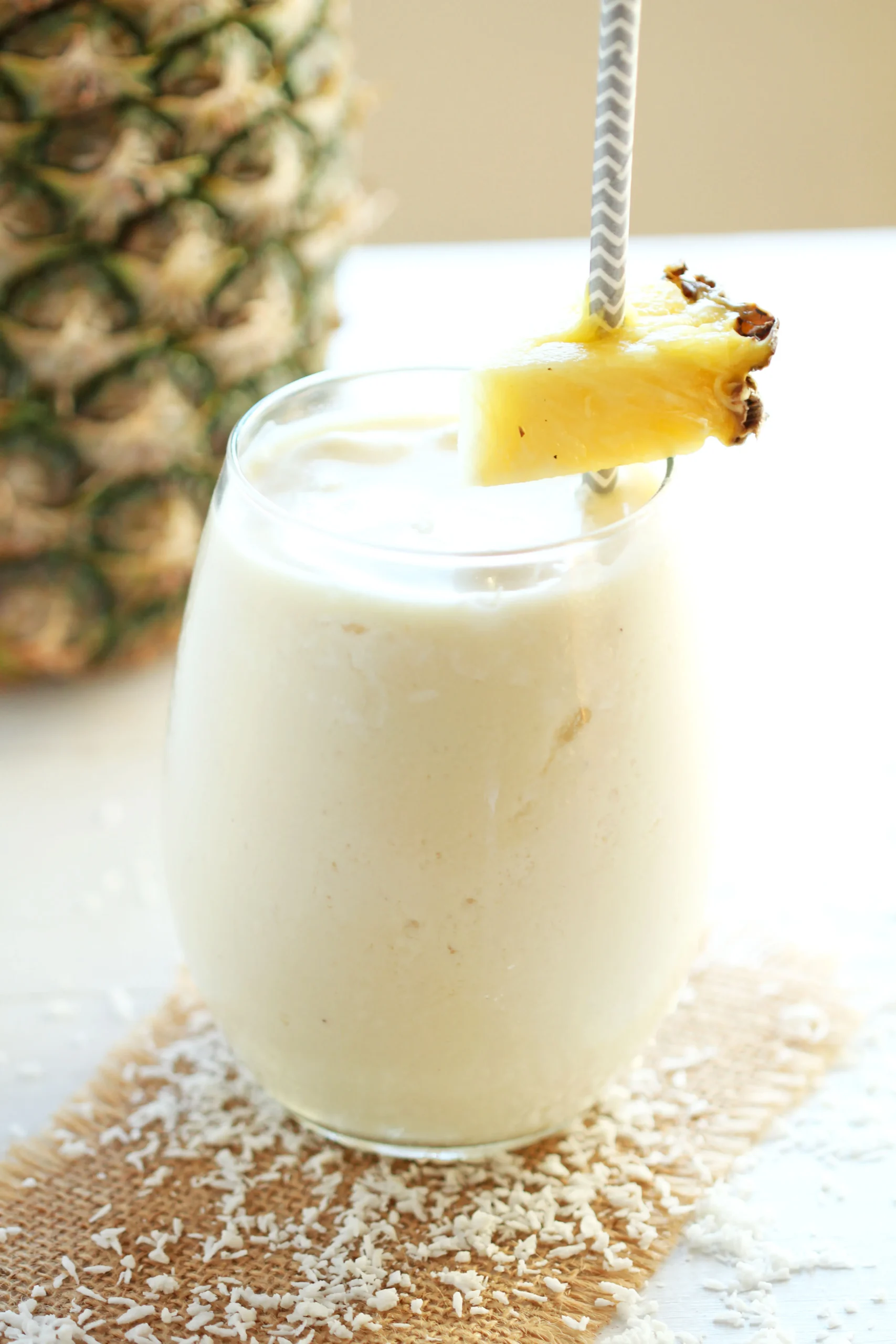 Simple Pineapple Coconut Smoothie