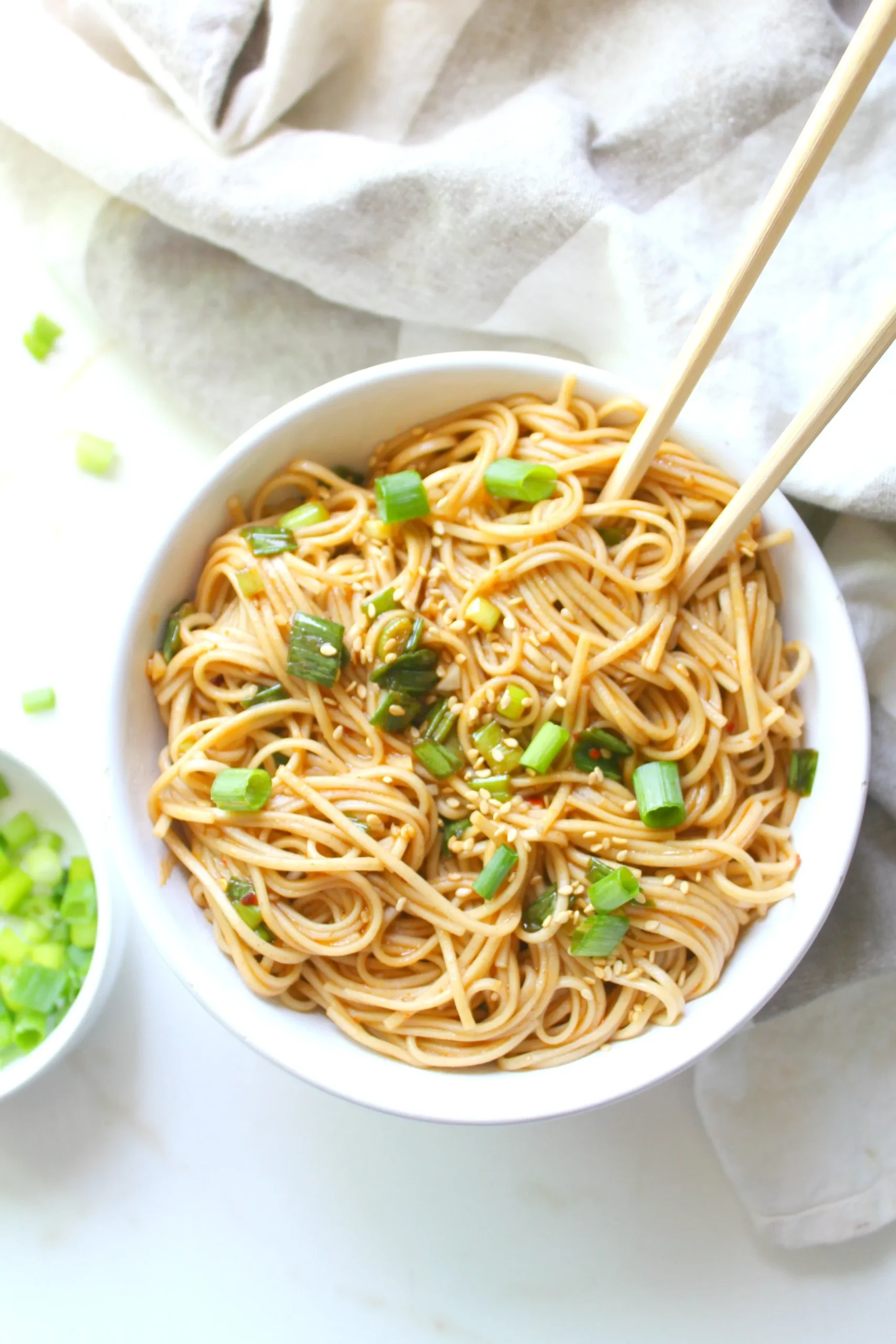 Simple Sesame Ginger Soba Noodles