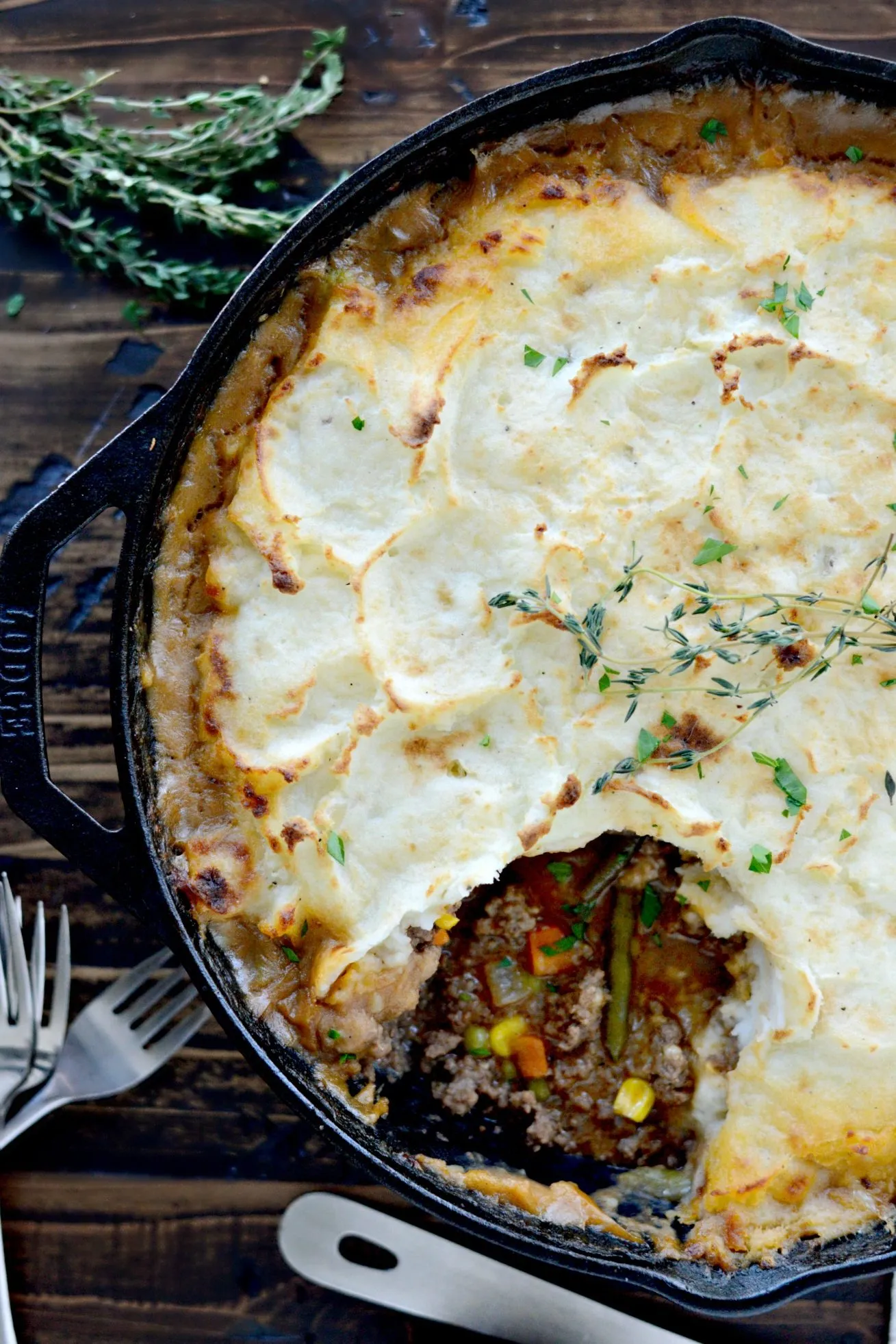 Simple Skillet Shepherd's Pie