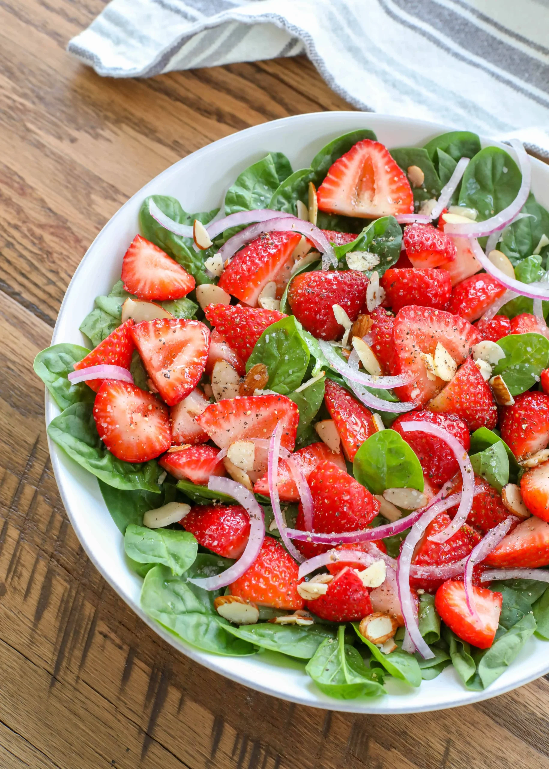Sister Night Strawberry and Spinach Salad