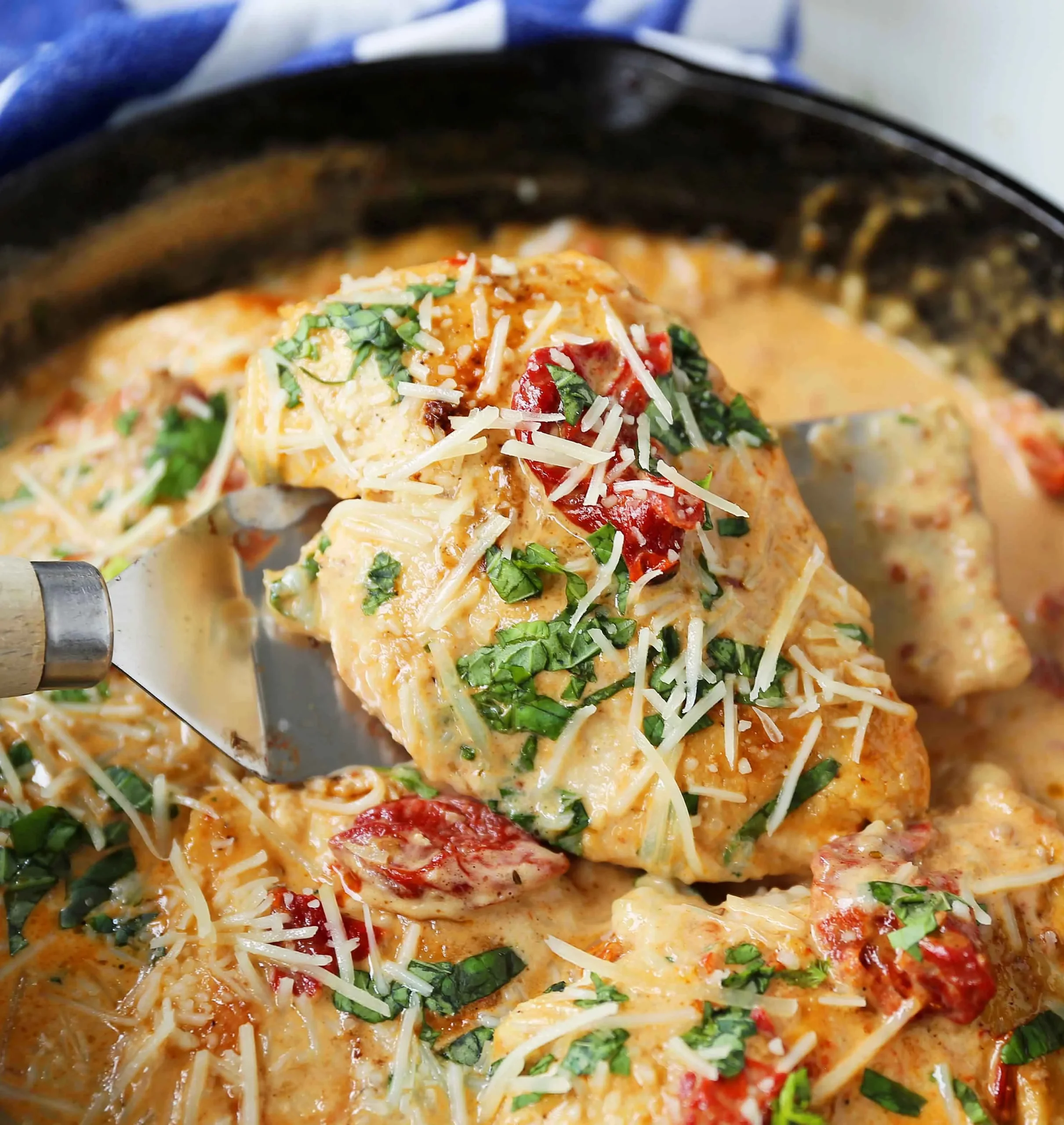 Skillet Chicken Creamy Sun Dried Tomato Sauce