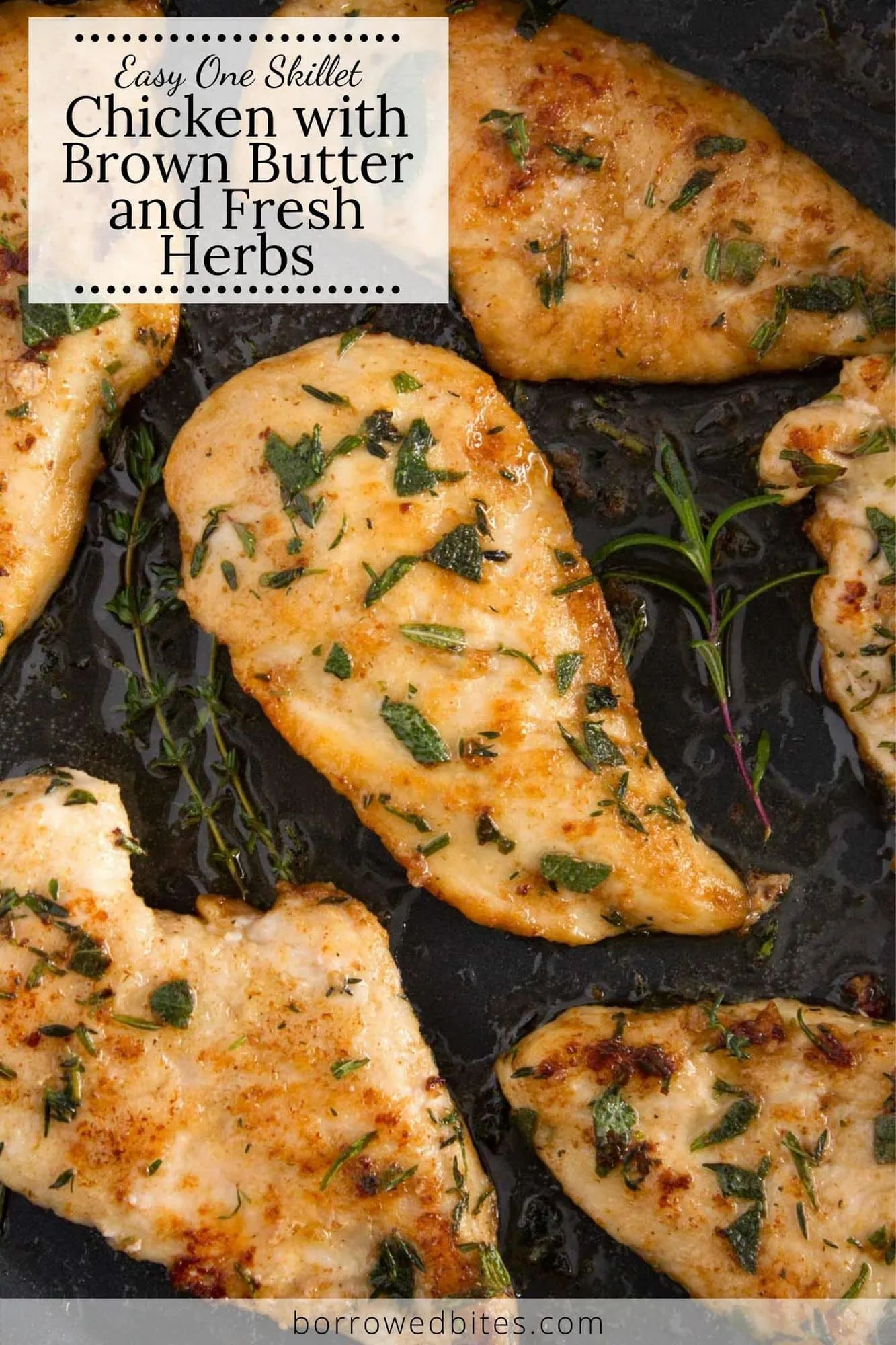 Skillet Chicken with Brown Butter and Fresh Herbs
