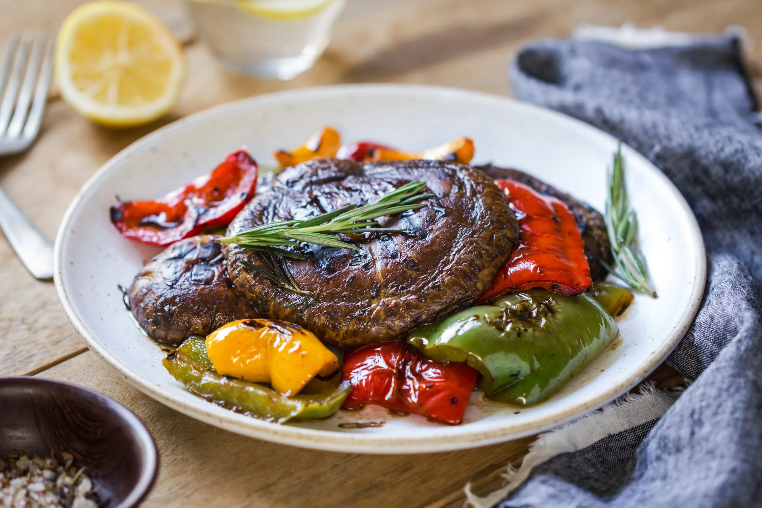 Skinny Marinated Portabello Steaks