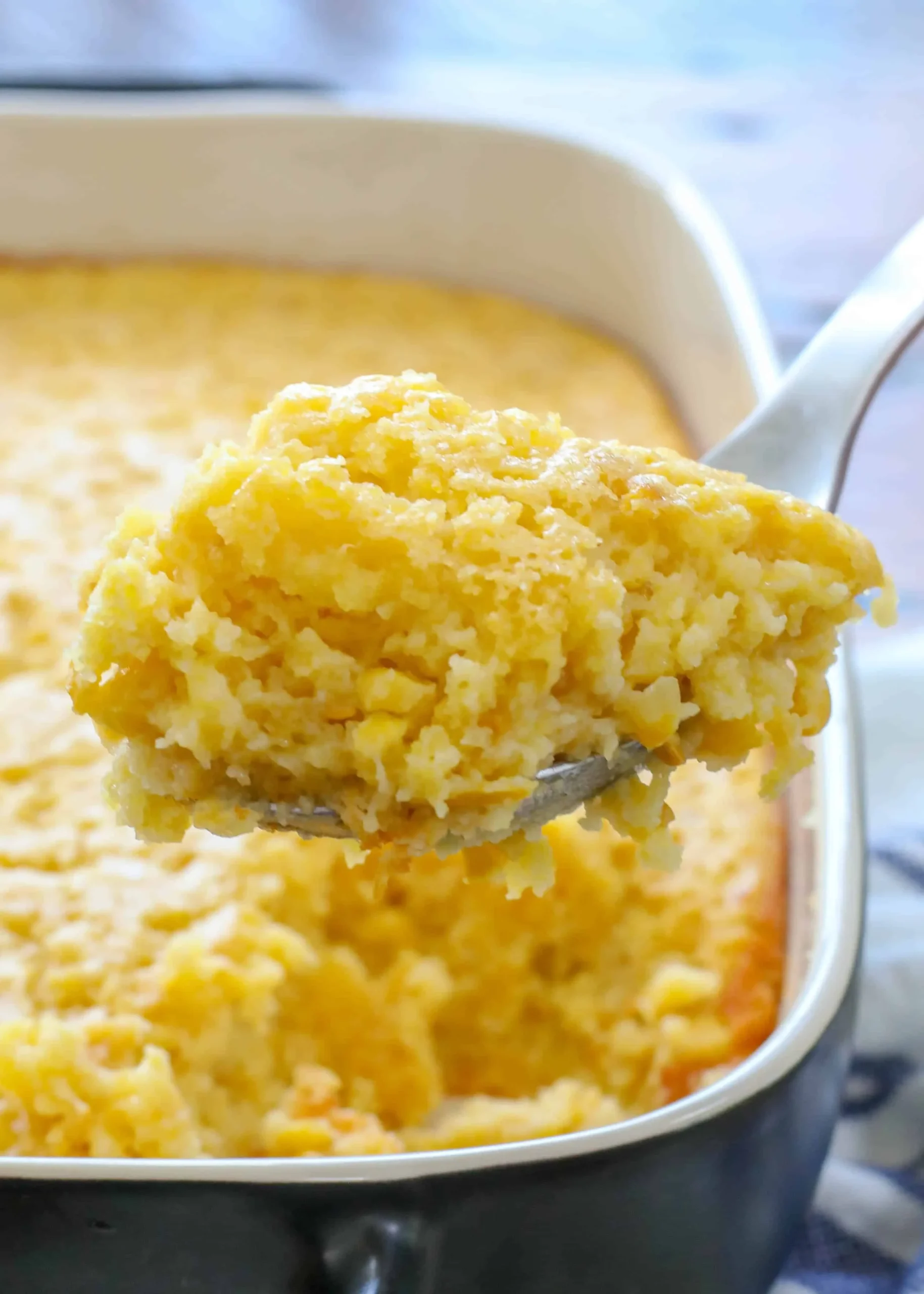 Slow Cooked Corn Pudding