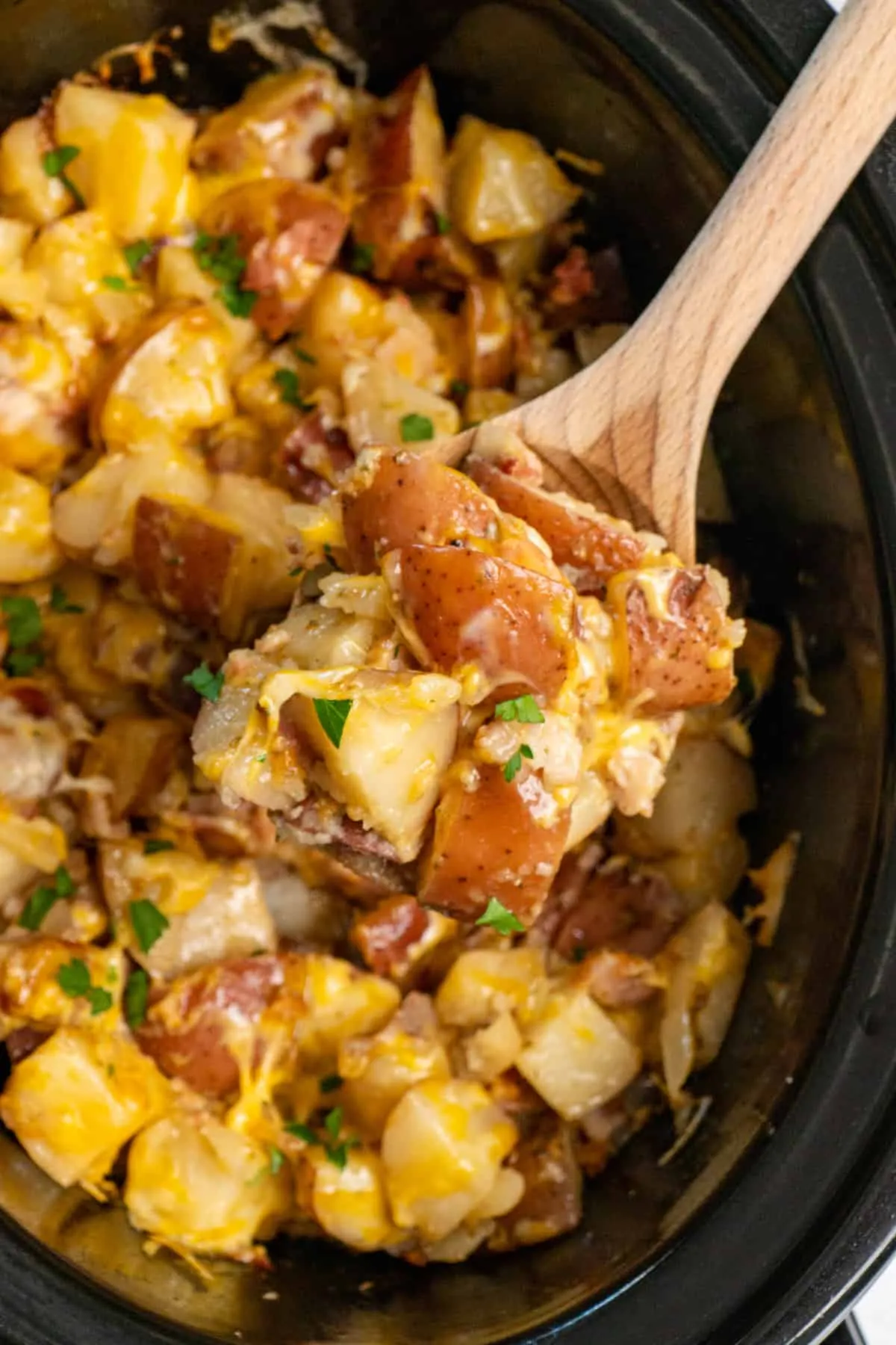 Slow Cooker Bacon Ranch Potatoes