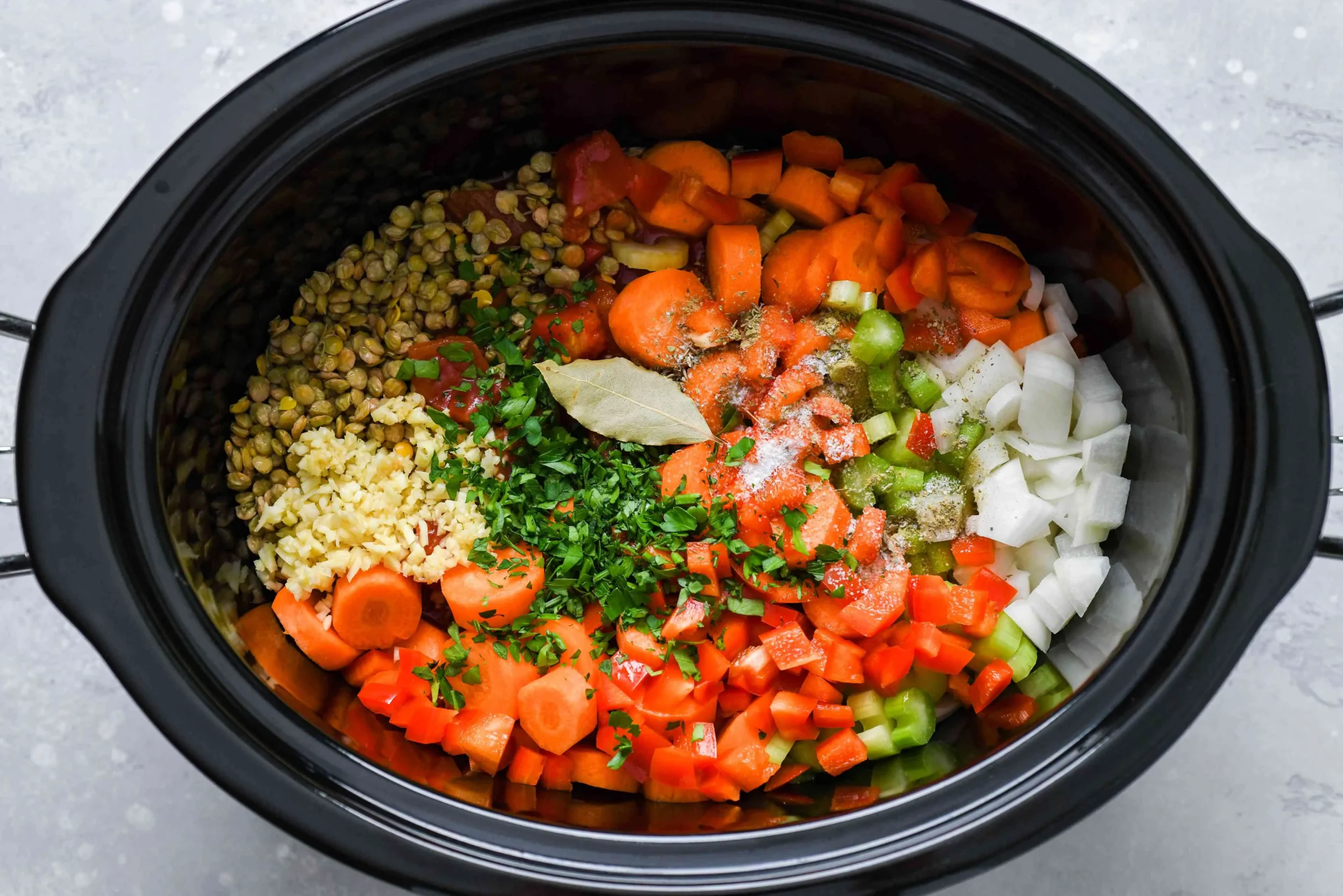 Slow Cooker Barbecue Lentils