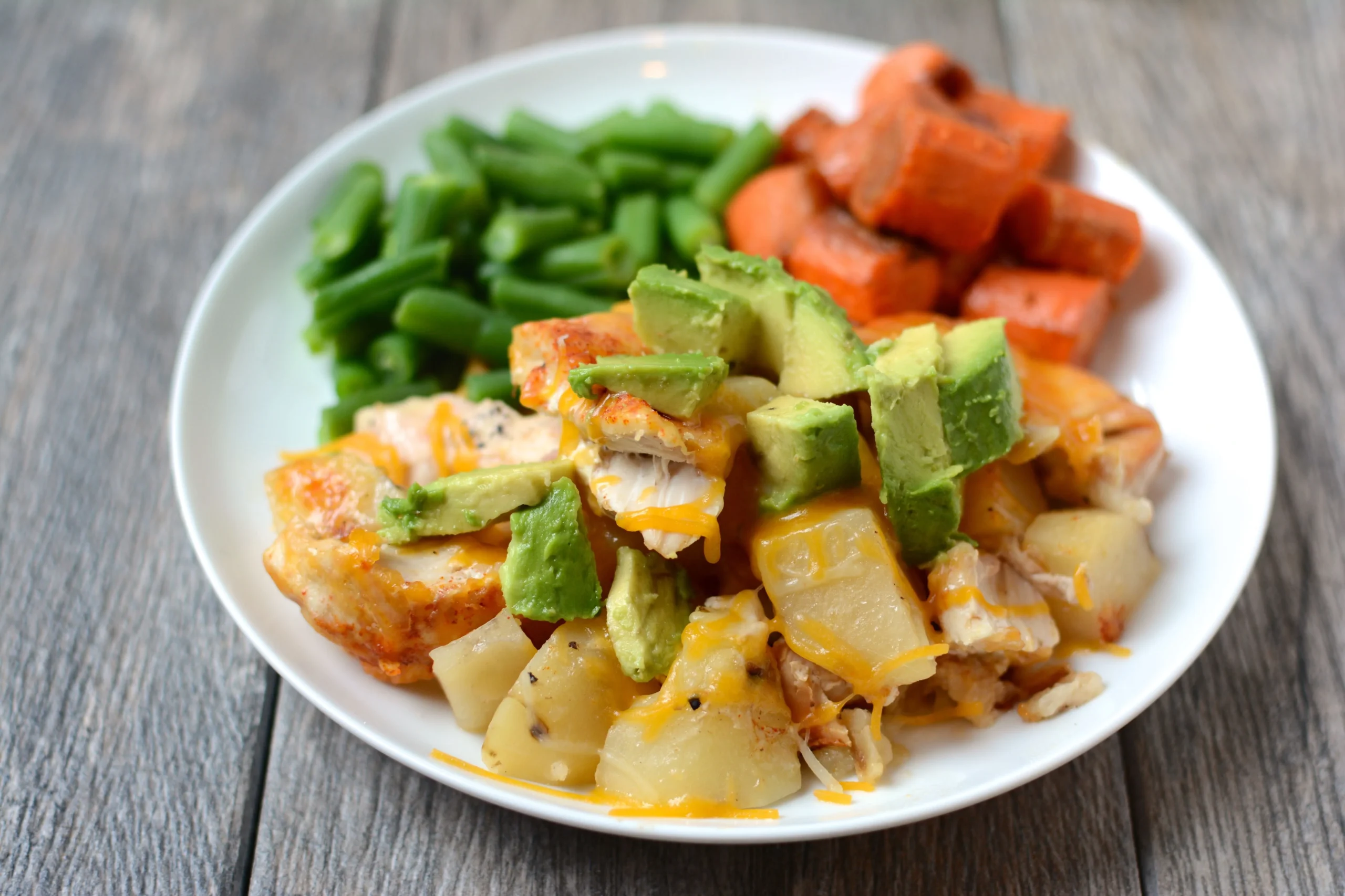 Slow Cooker Cheesy Chicken Potatoes