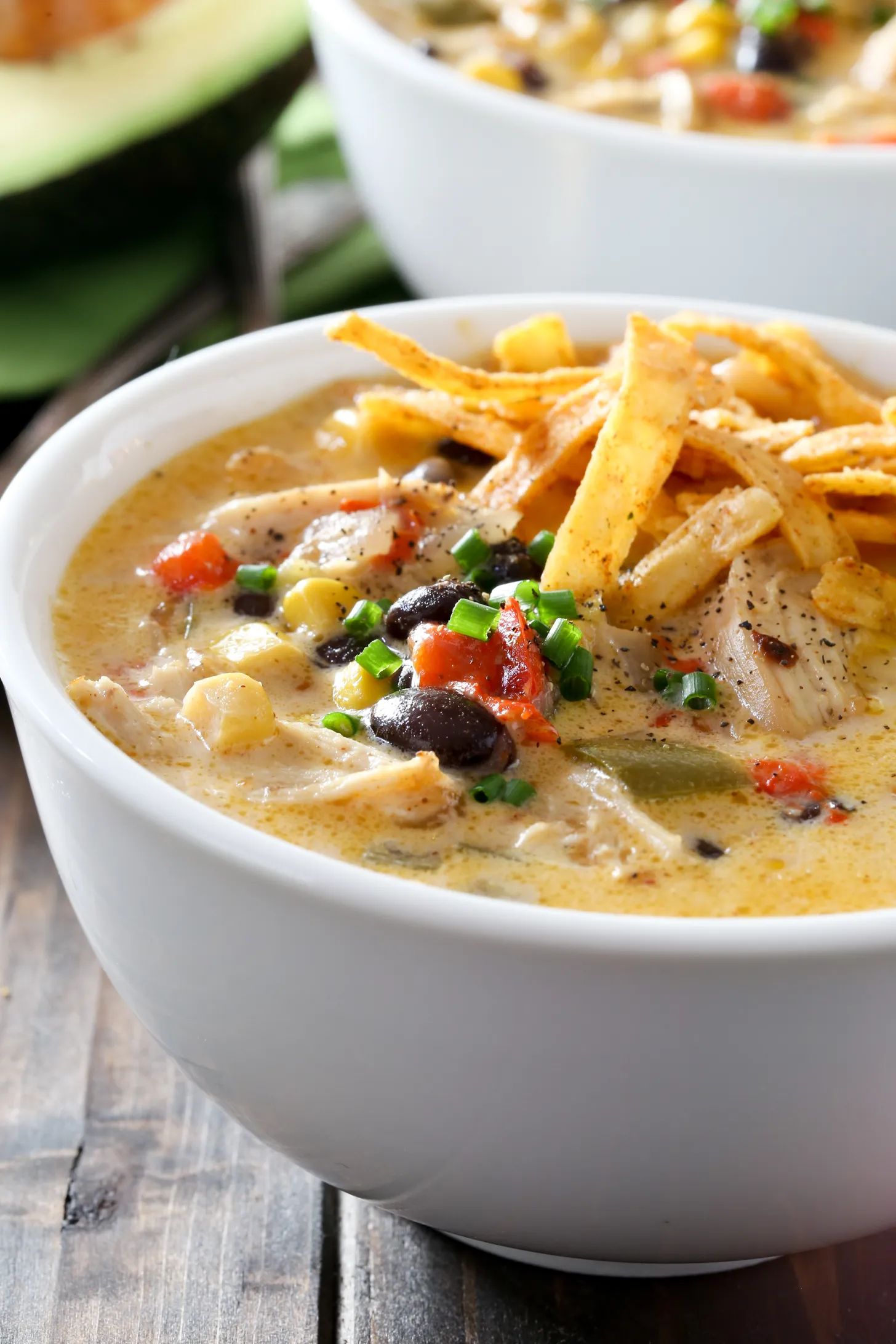 Slow Cooker Chicken Fajita Soup