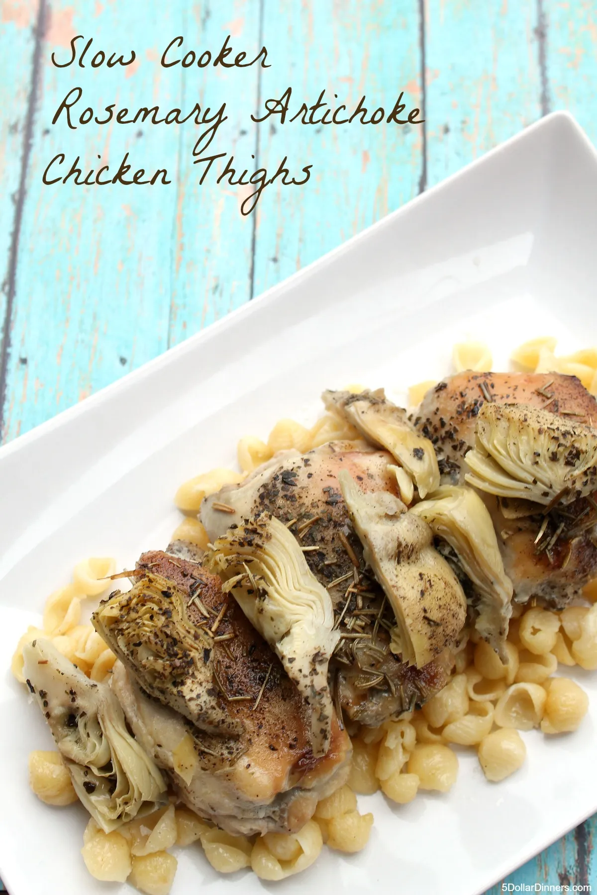 Slow Cooker Chicken Thighs Artichokes