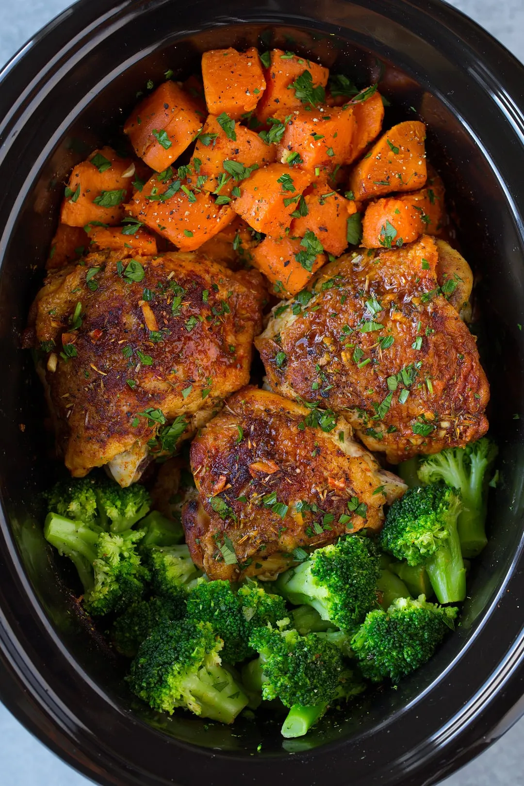 Slow Cooker Chicken and Sweet Potato Dinner