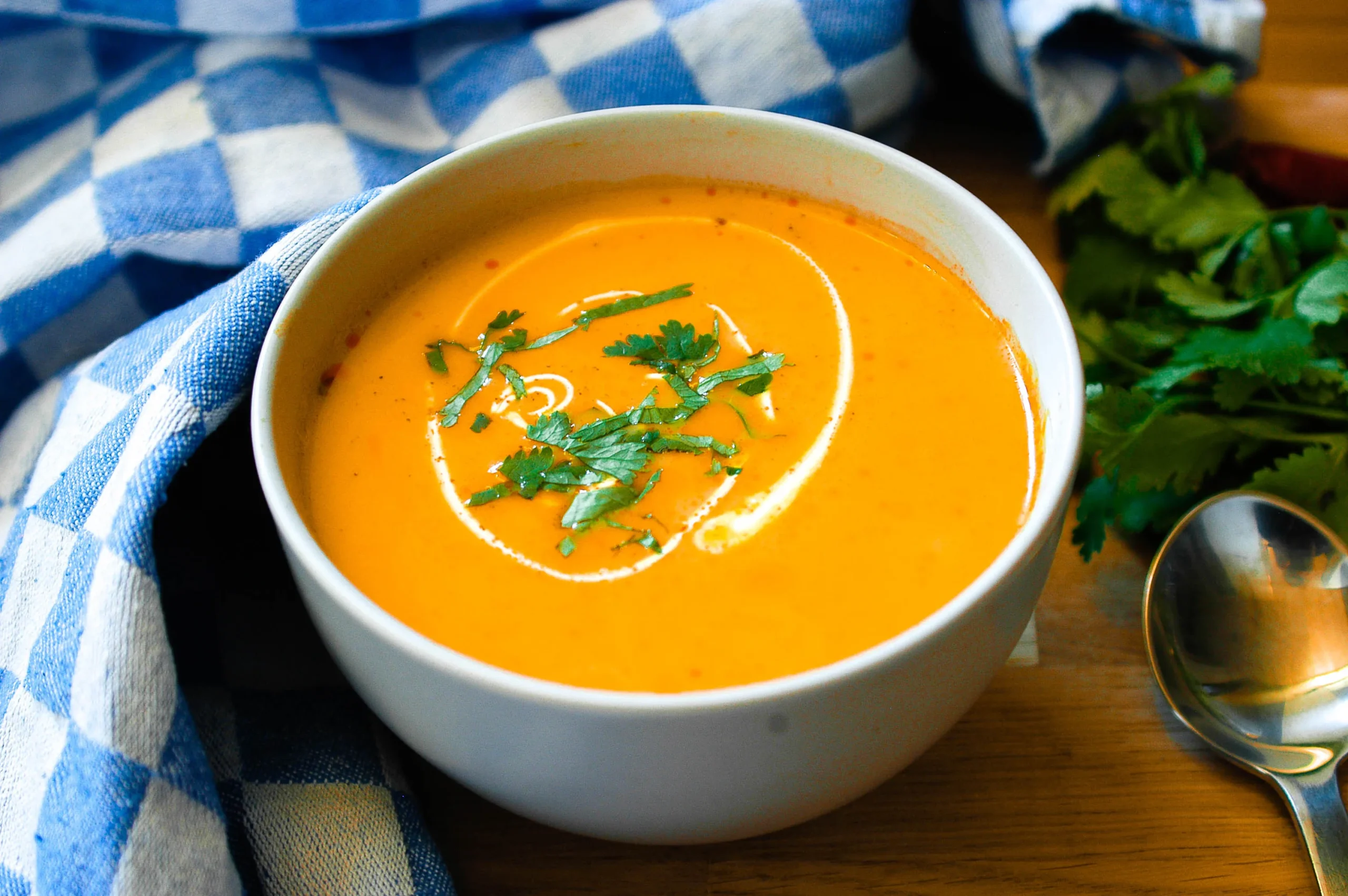 Slow Cooker Thai Pumpkin Coconut Soup