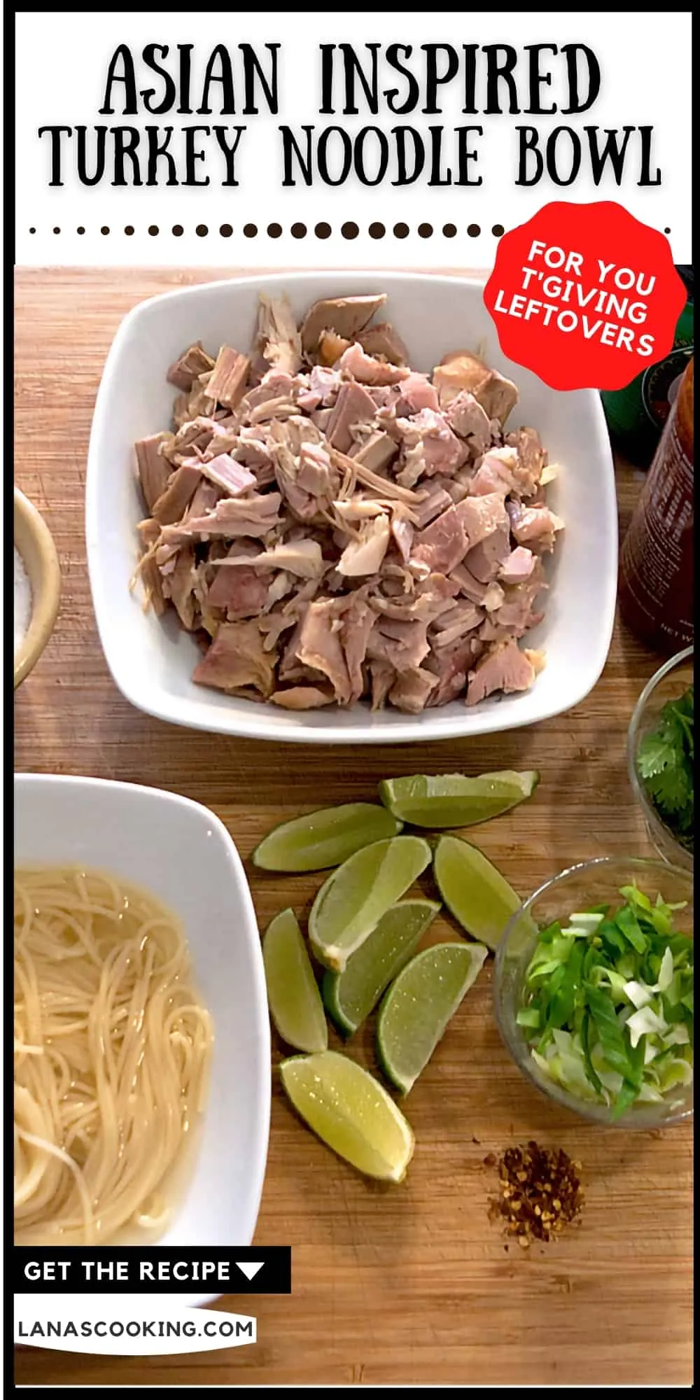 Slow Cooker Thai Turkey Noodle Bowls
