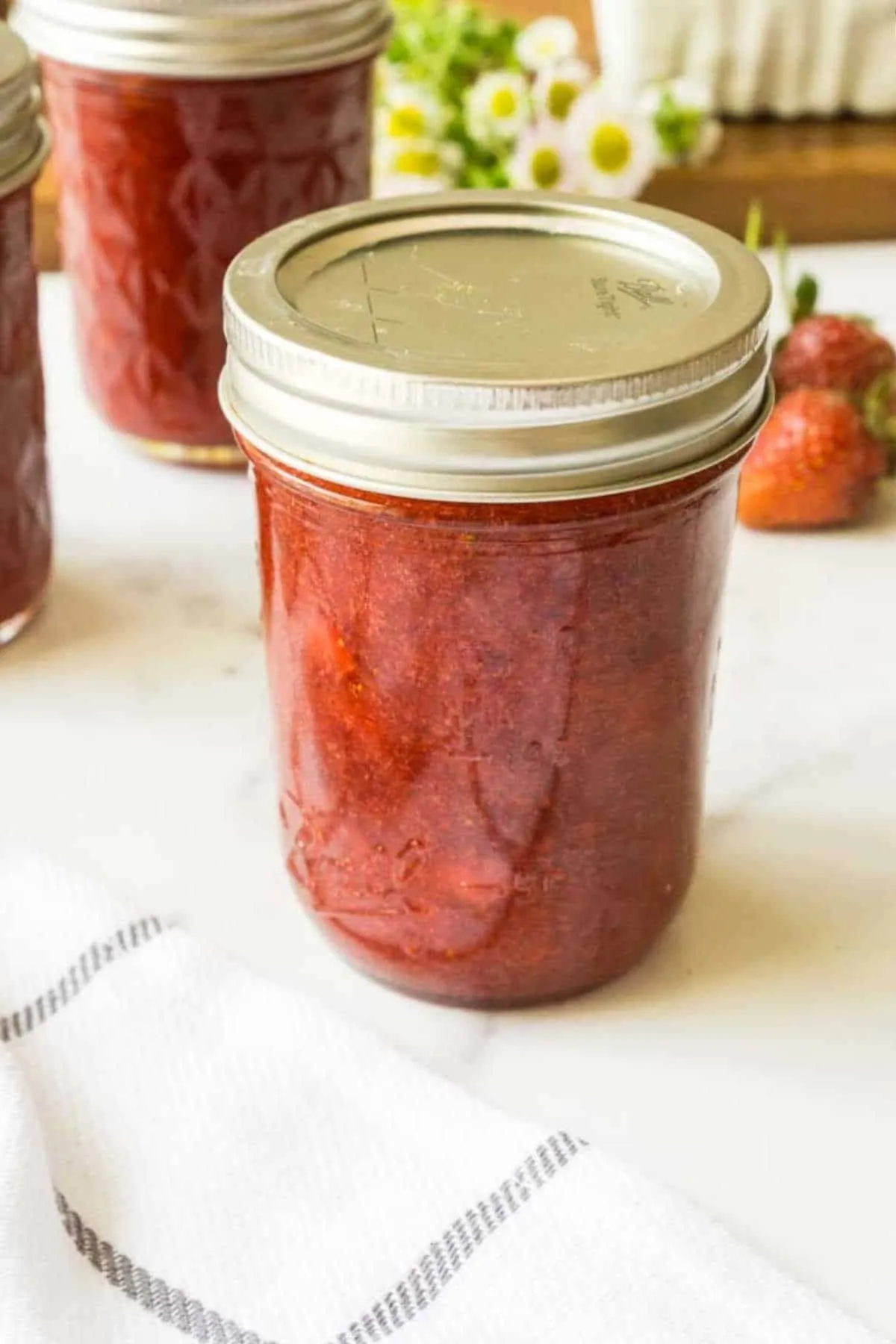 Small Batch Spiked Strawberry Jam