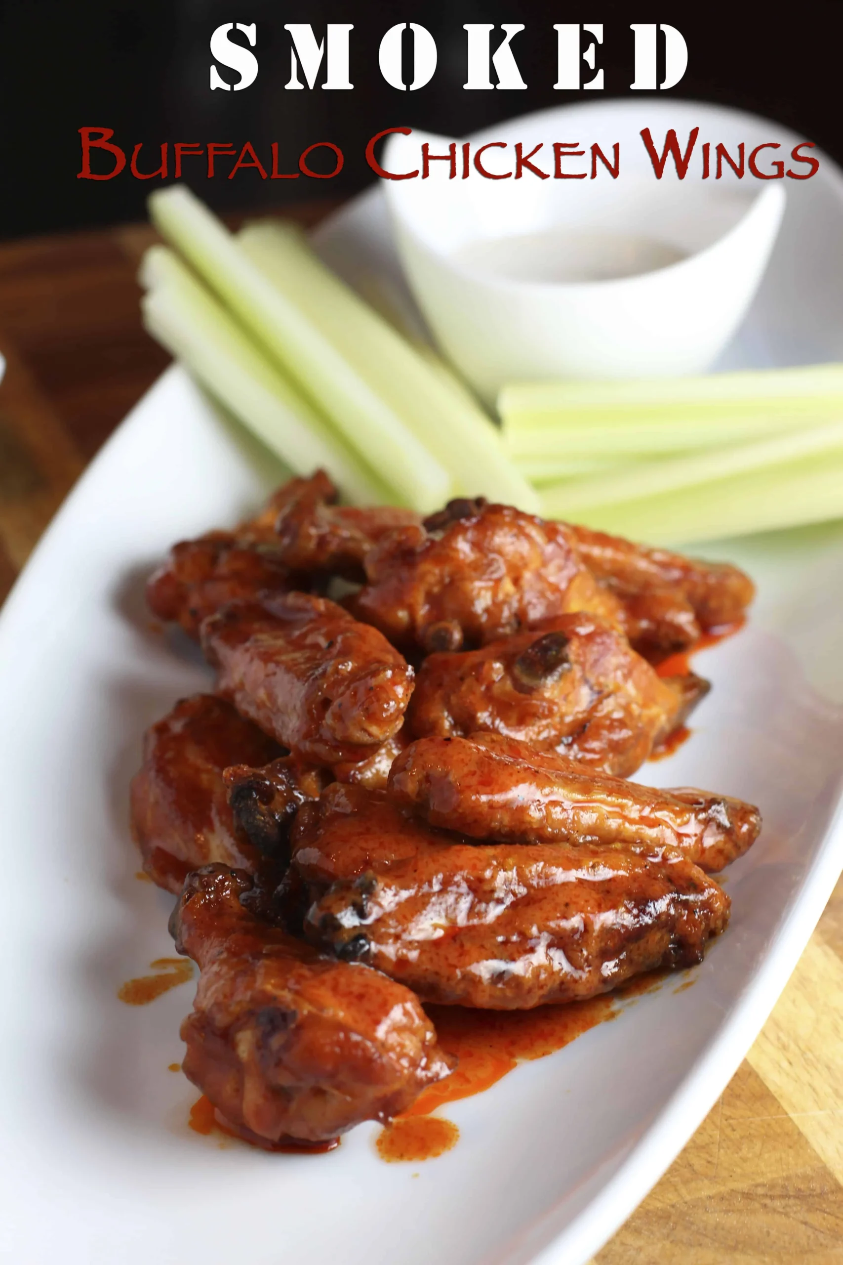 Smoked Buffalo Chicken Wings