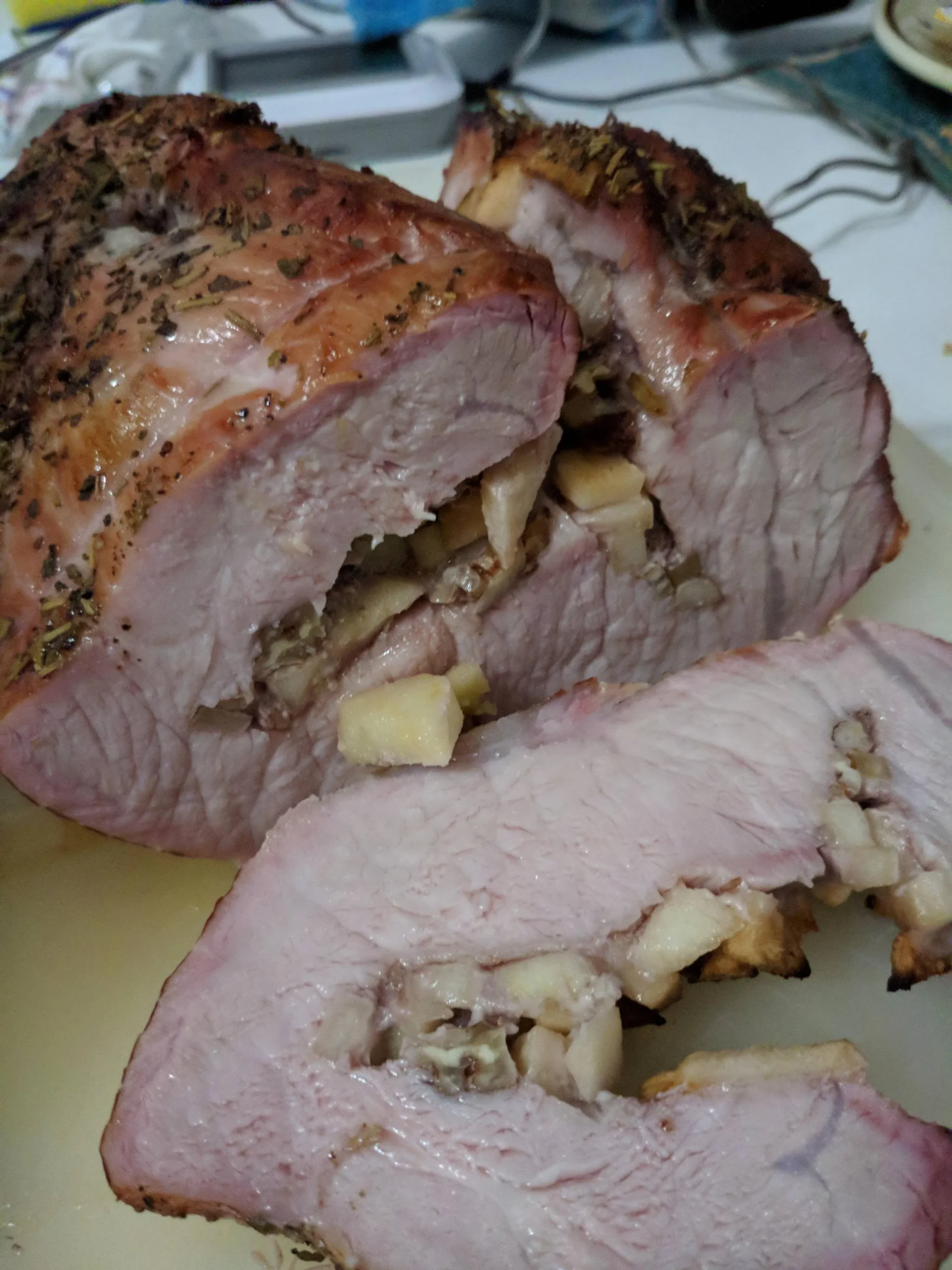 Smoked Pork and Apple Tiddy Oggy