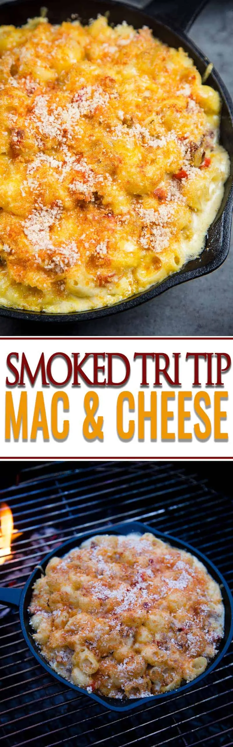 Smoked Tri Tip Mac and Cheese