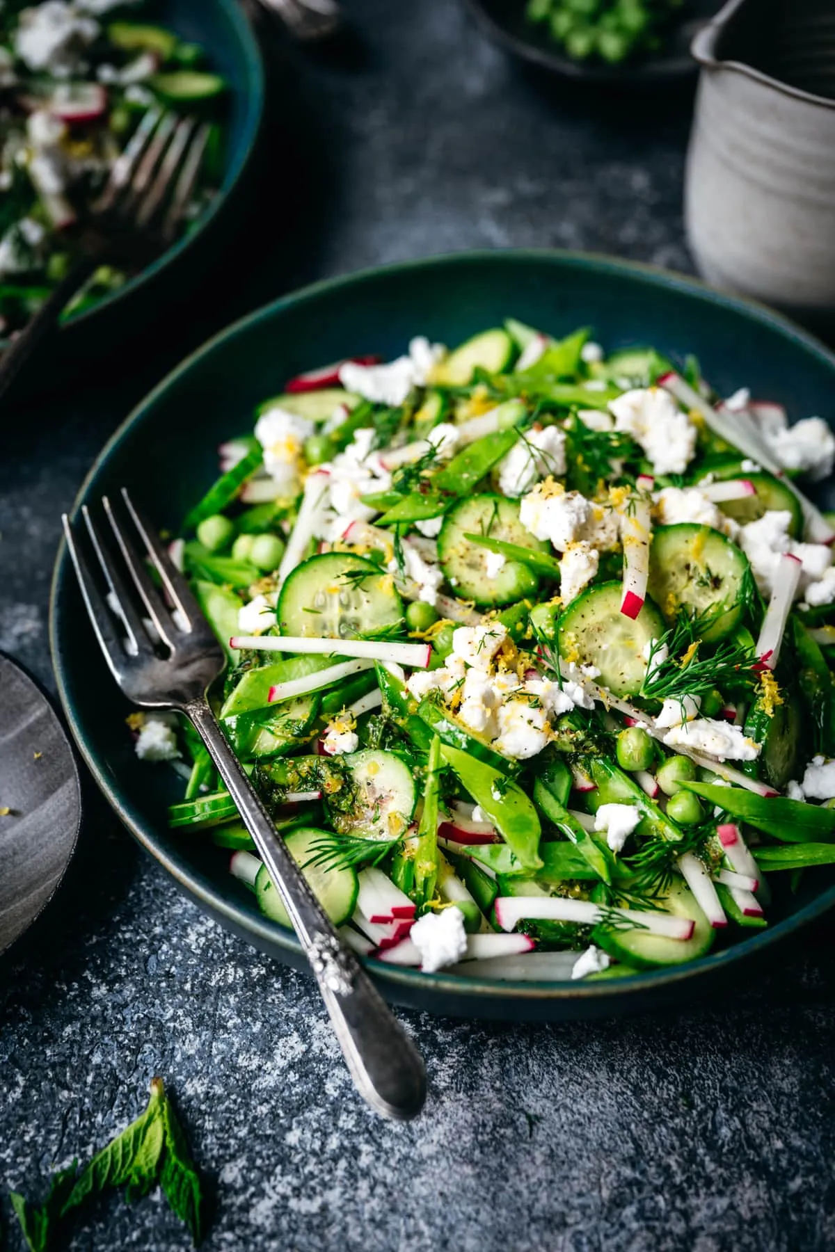 Snow Pea and Radish Salad