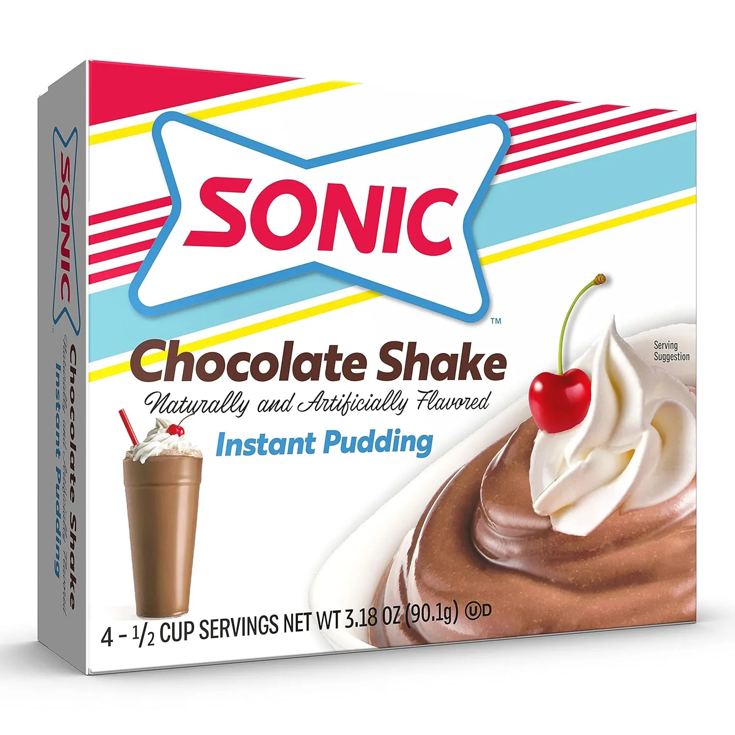 Sonic Chocolate Shake Pudding Cream Pie No Bake Easy