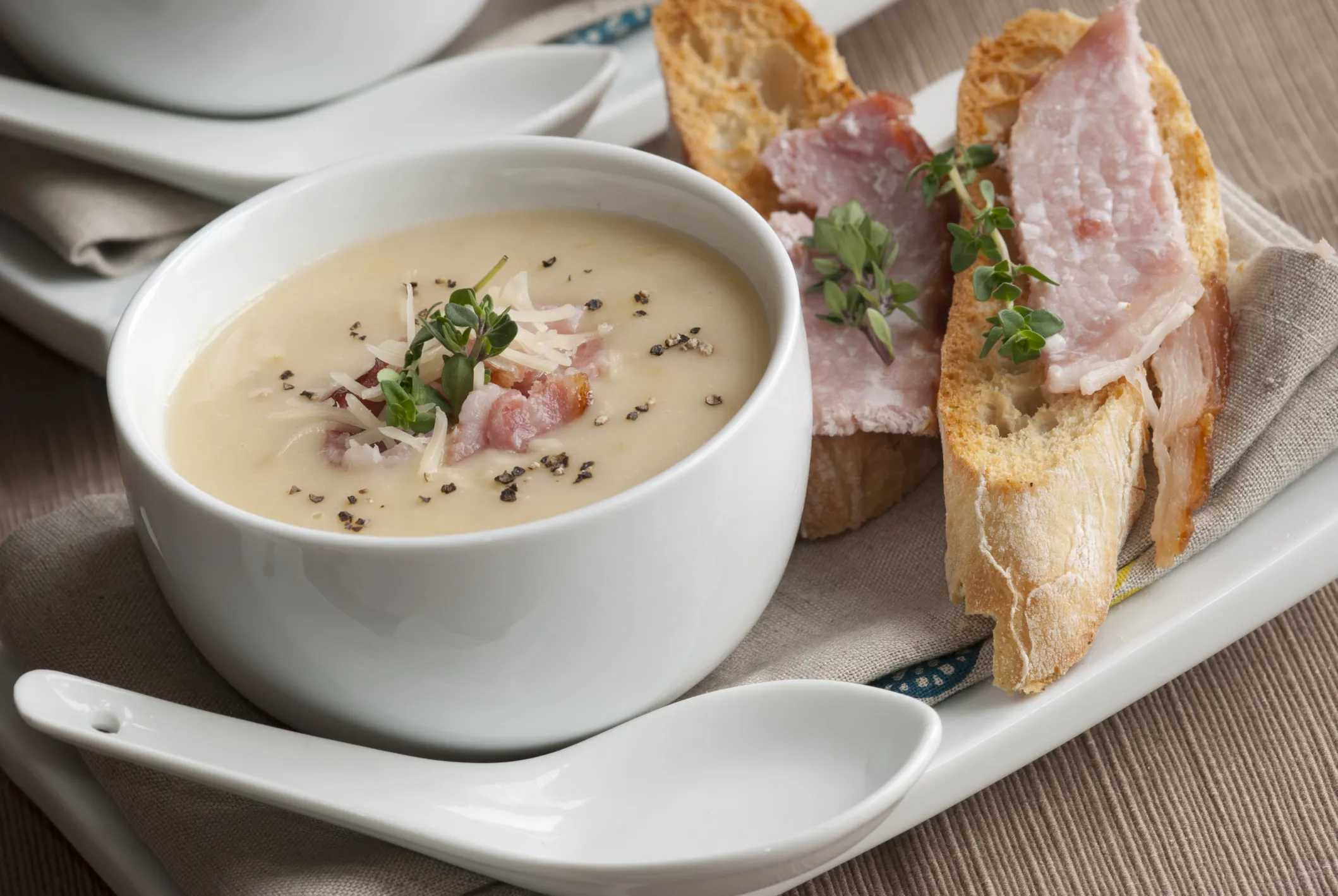 Sopa de Jamon y Papa