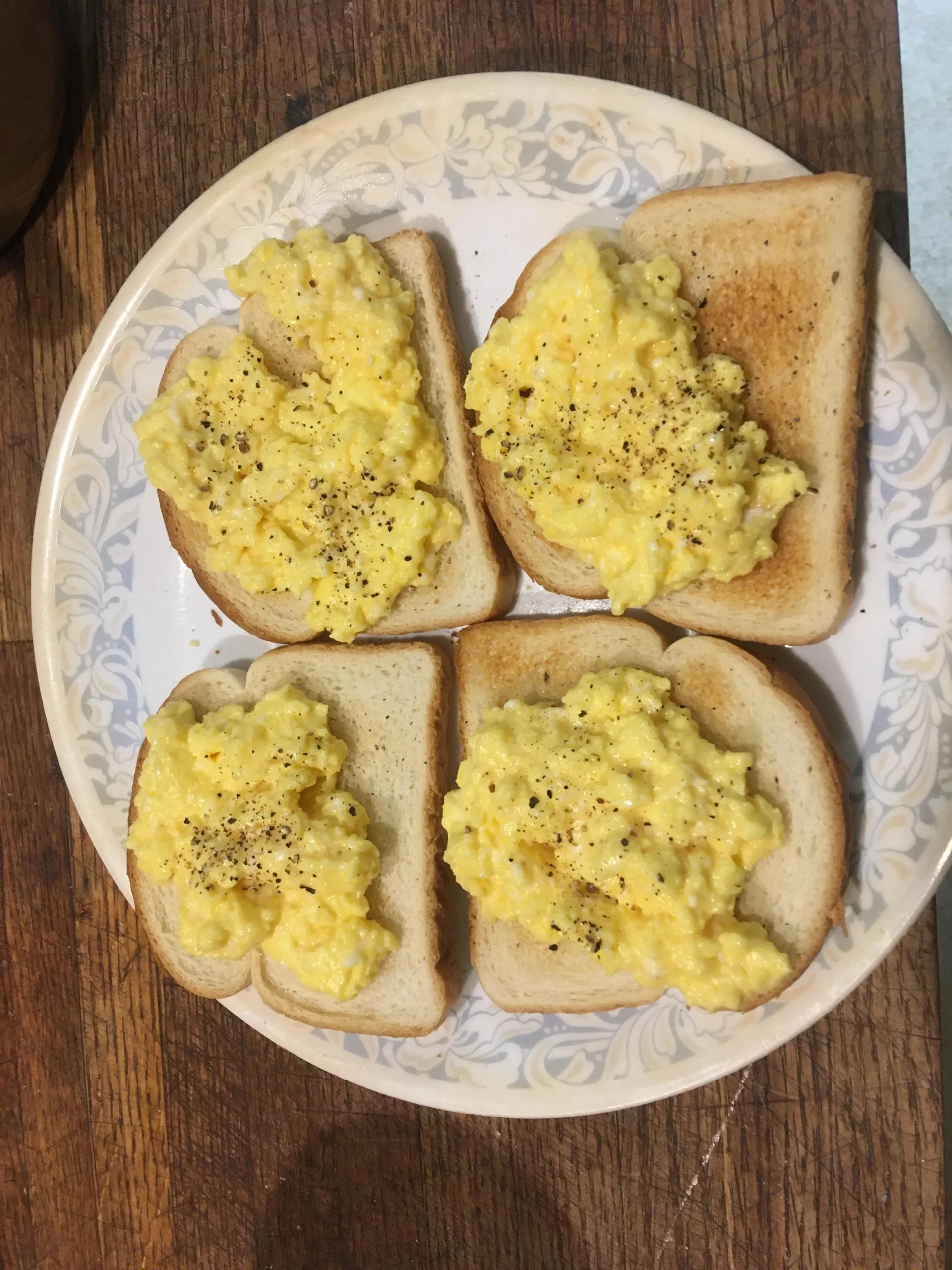Sour Cream Scrambled Eggs