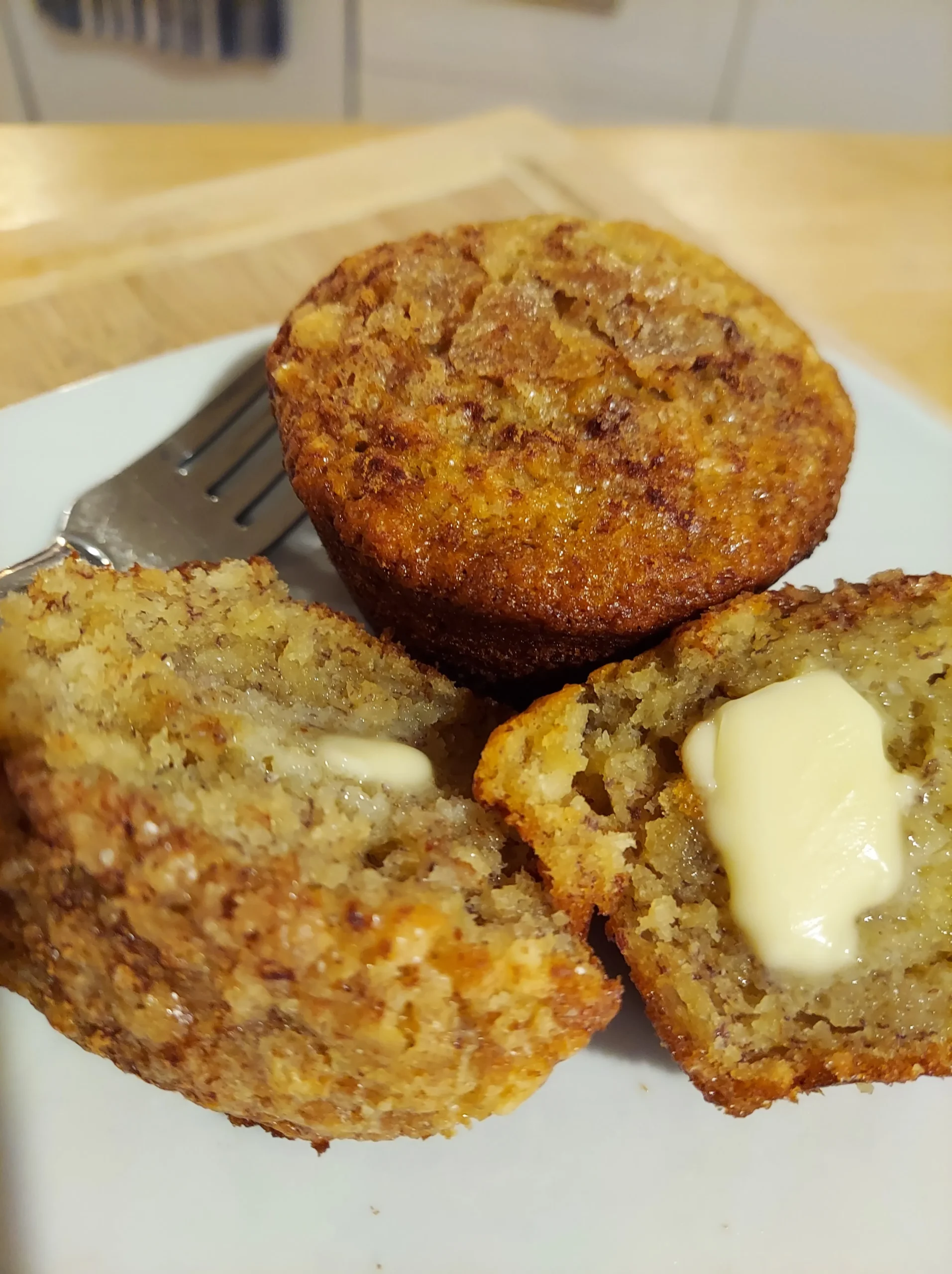 Sourdough Banana Bread Muffins