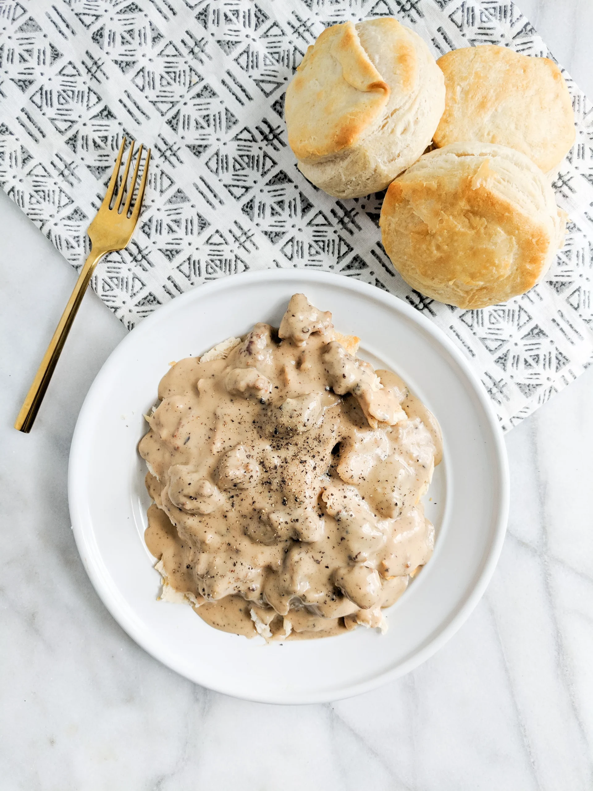 Southern Biscuits and Gravy