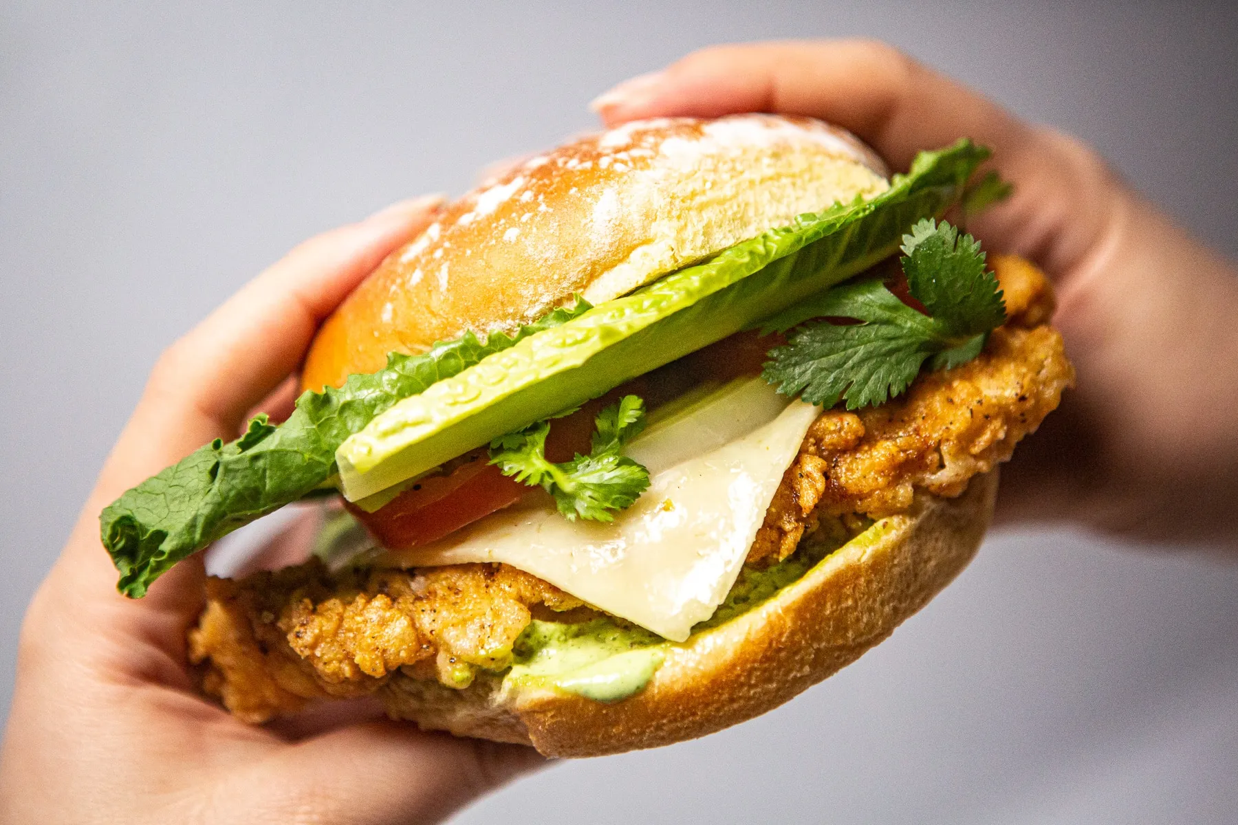 Southern Crispy Fried Chicken Burgers