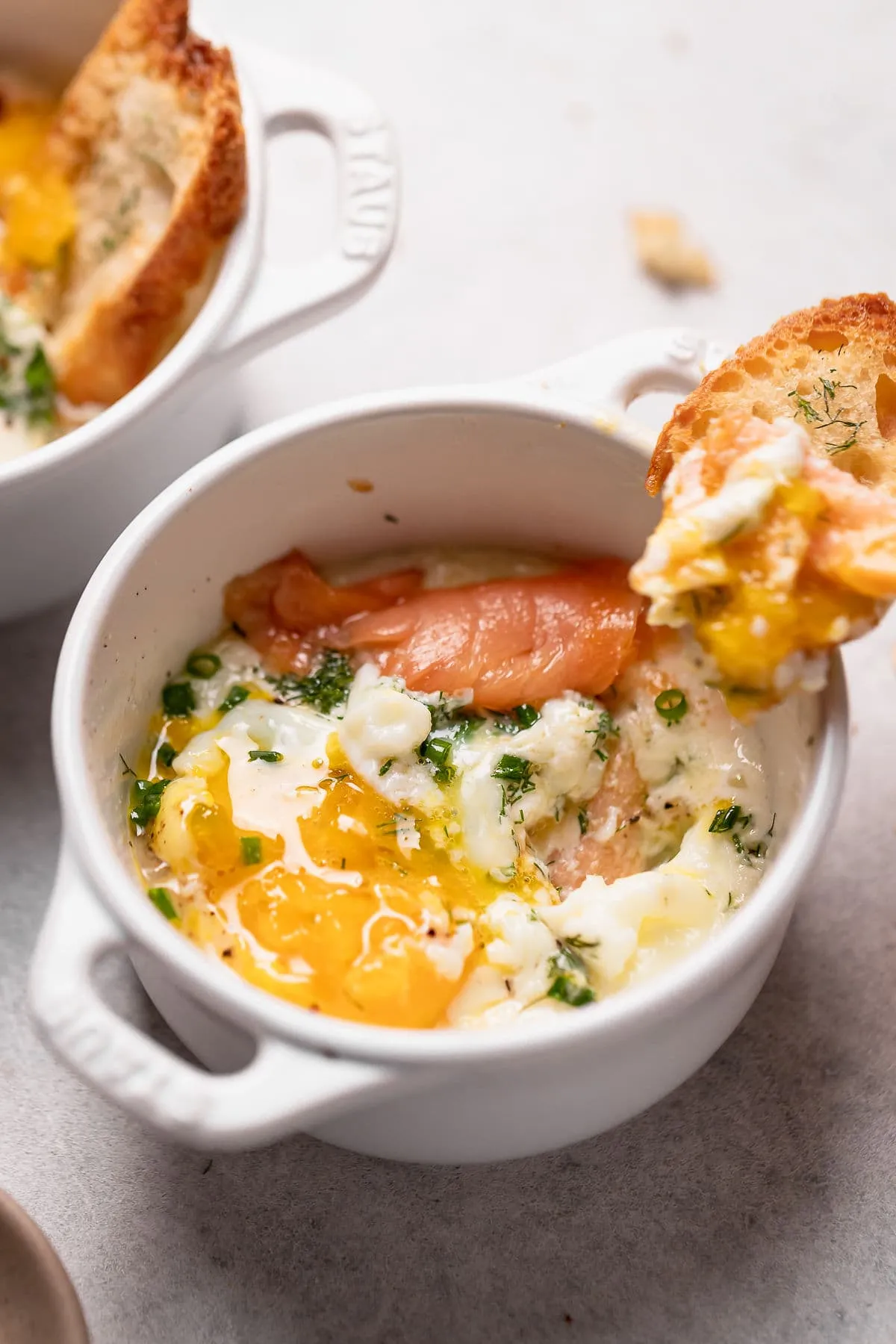 Southern Eggs en Cocotte