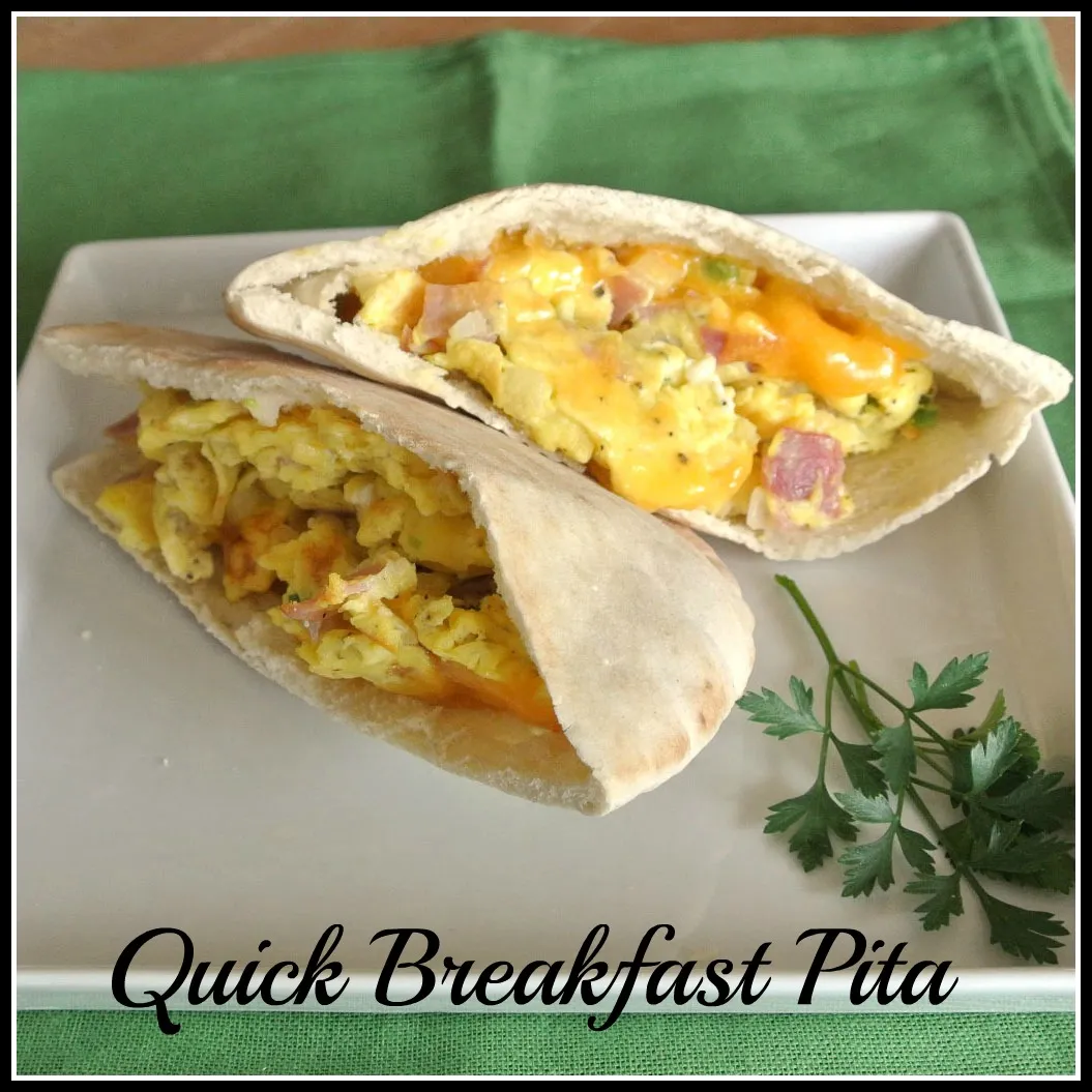 Southwest Freezer Breakfast Pitas