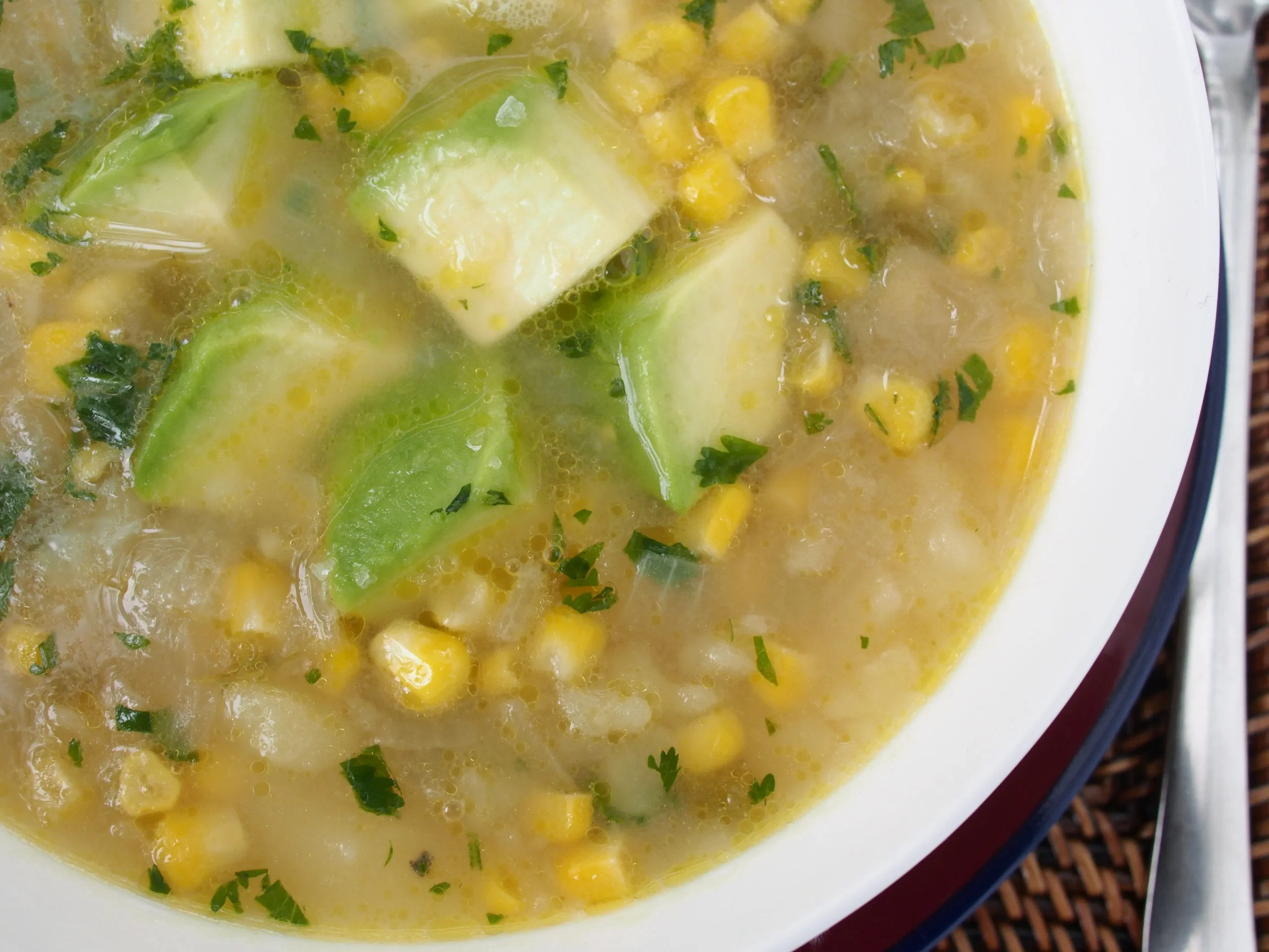 Southwestern Corn and Potato Soup