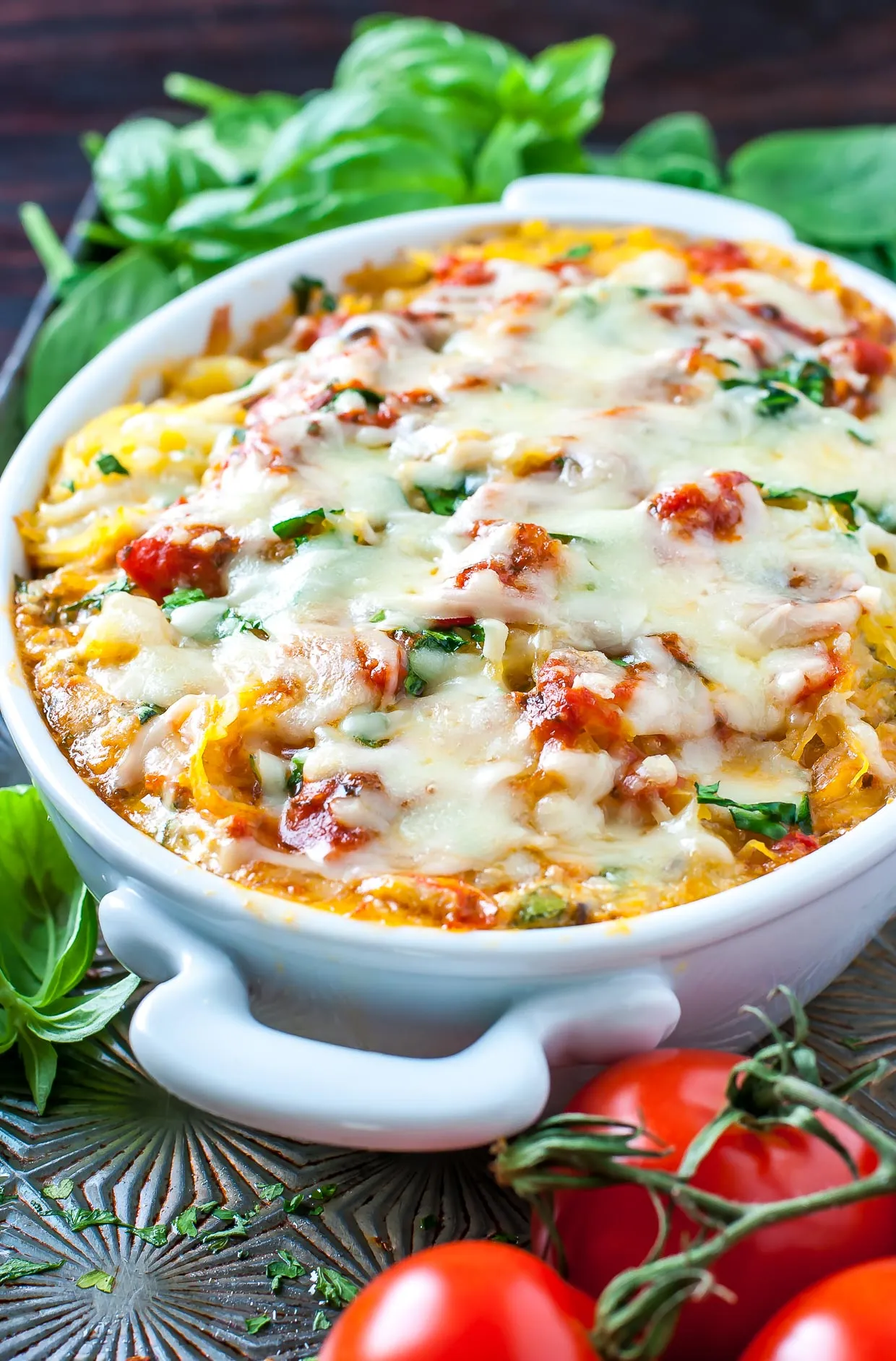 Spaghetti Squash Casserole Bake