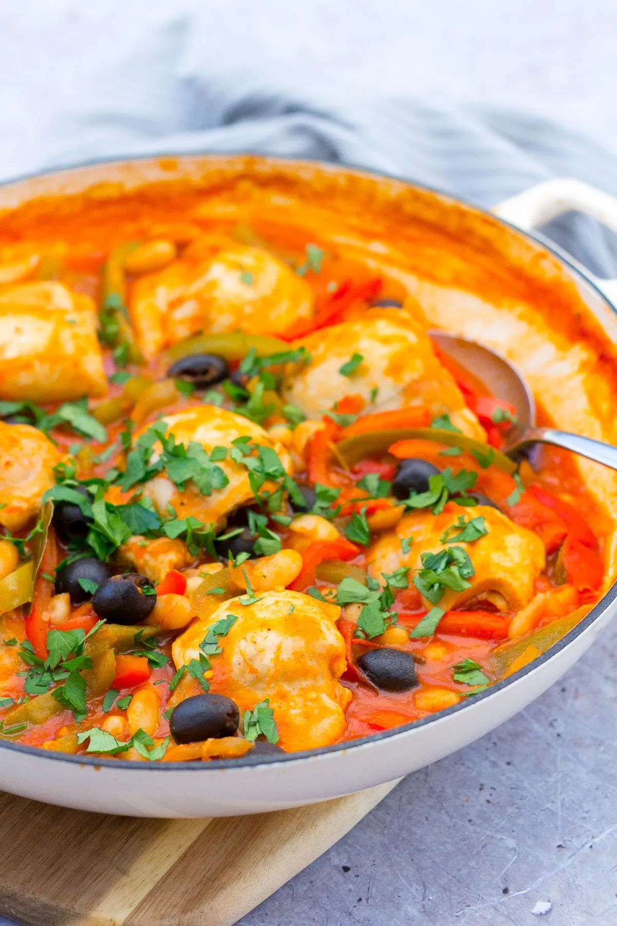 Spanish Chicken and Saffron Stew