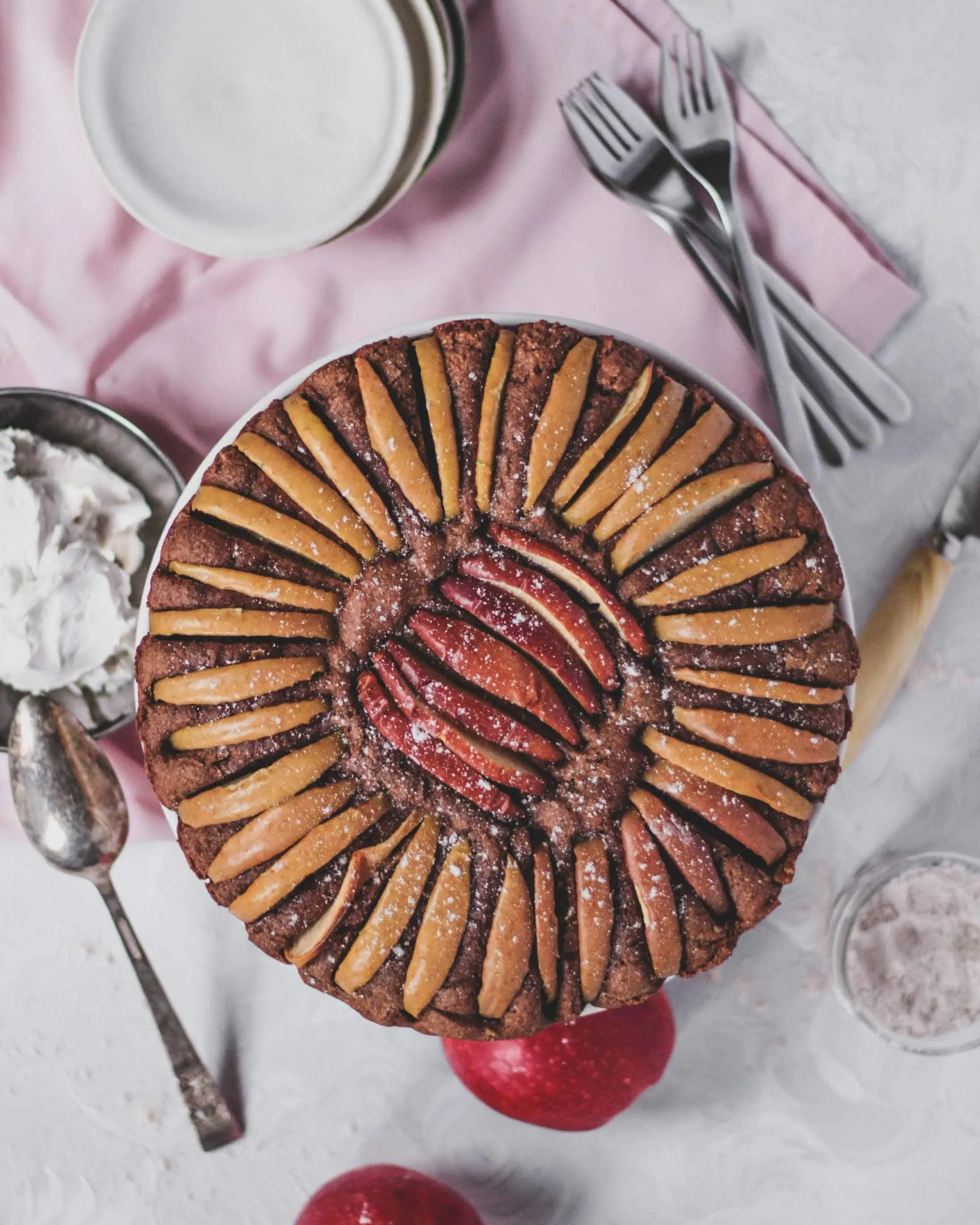 Spelt Cinnamon Apple Cake