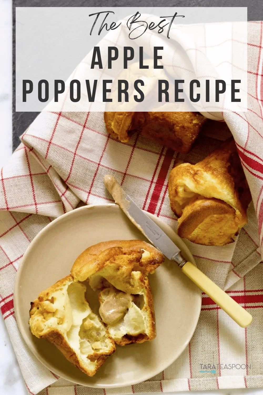 Spiced Apple Popovers with Maple Cinnamon Butter