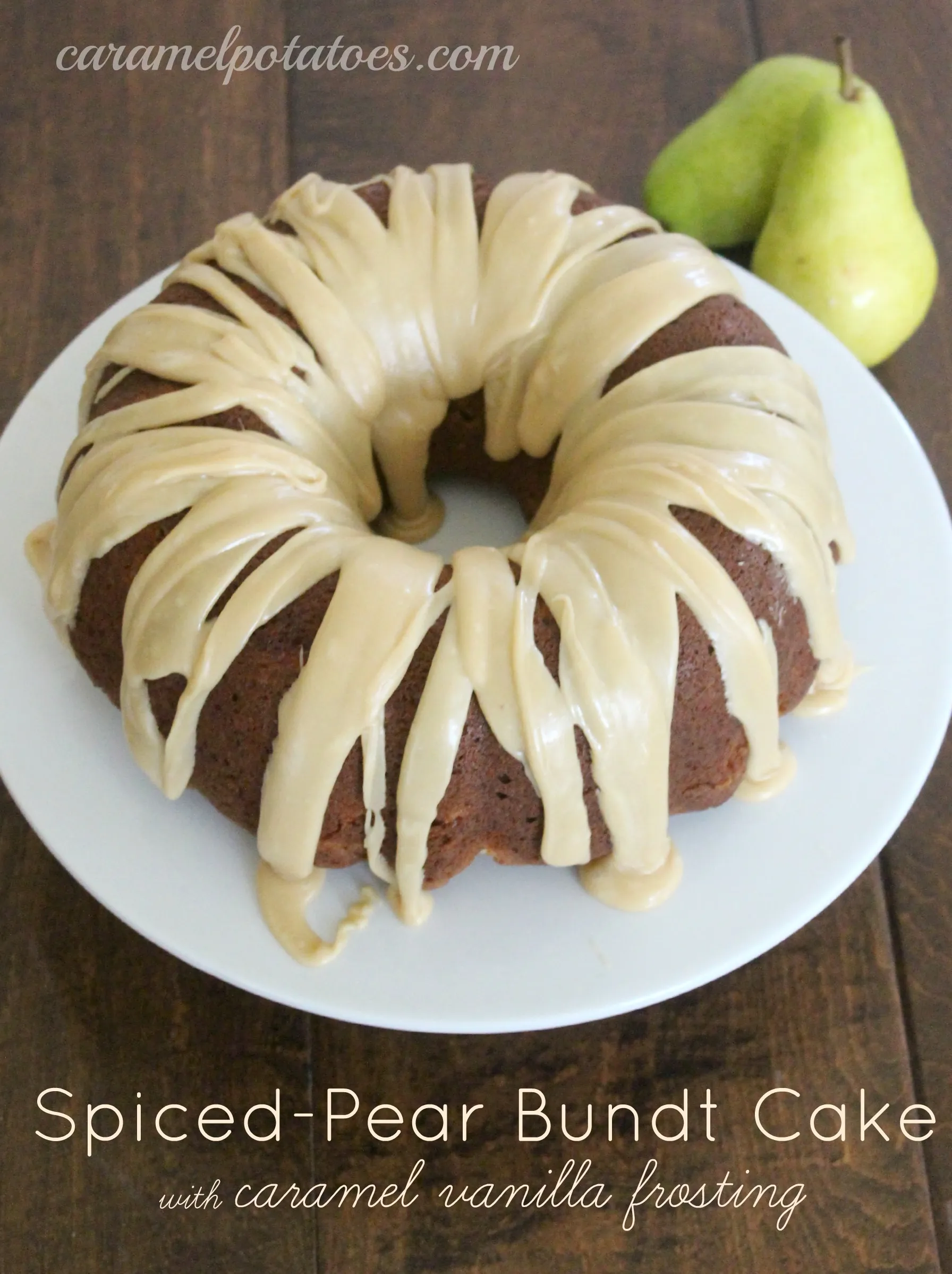 Spiced Pear Bundt Cake