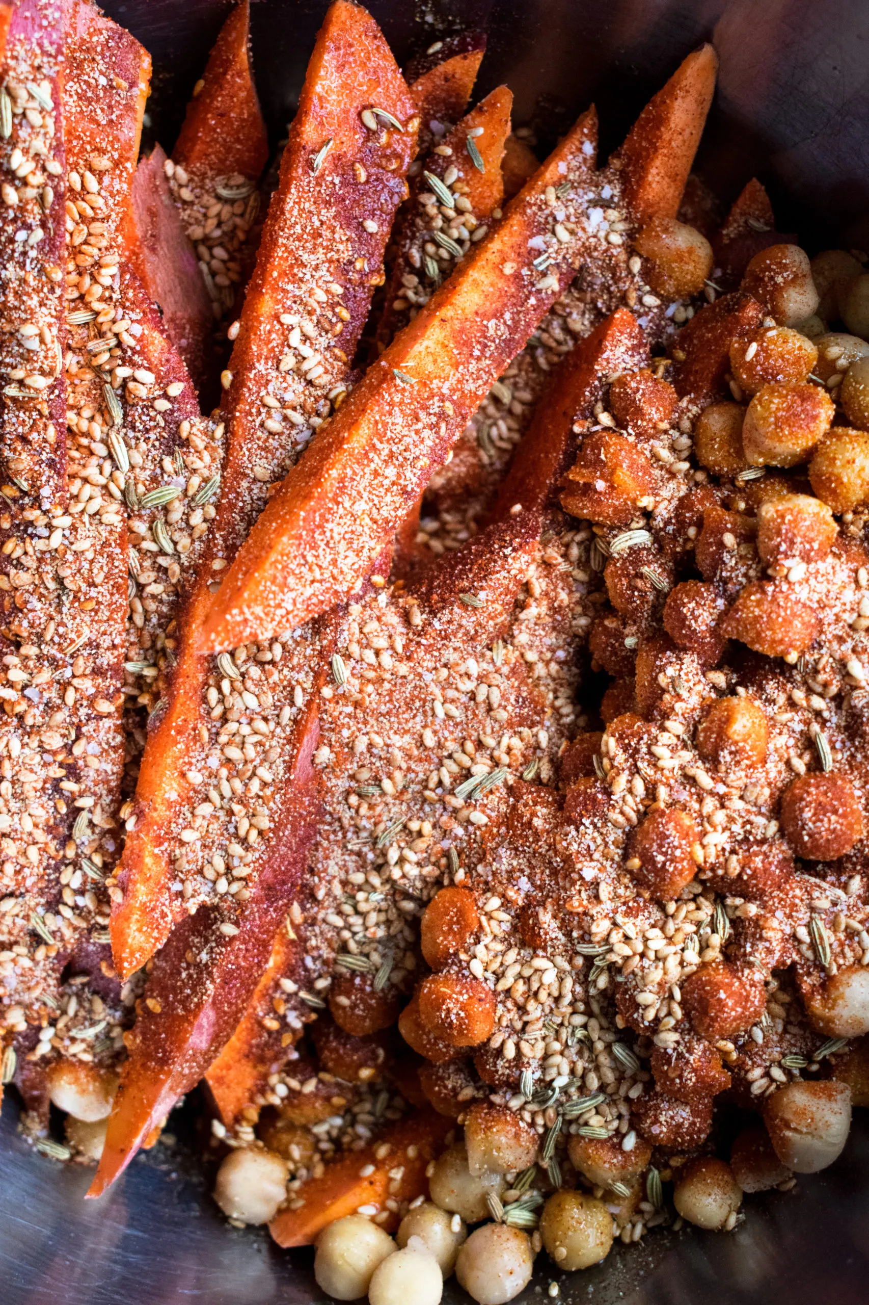 Spiced Sweet Potato Salad with Lemon Vinaigrette