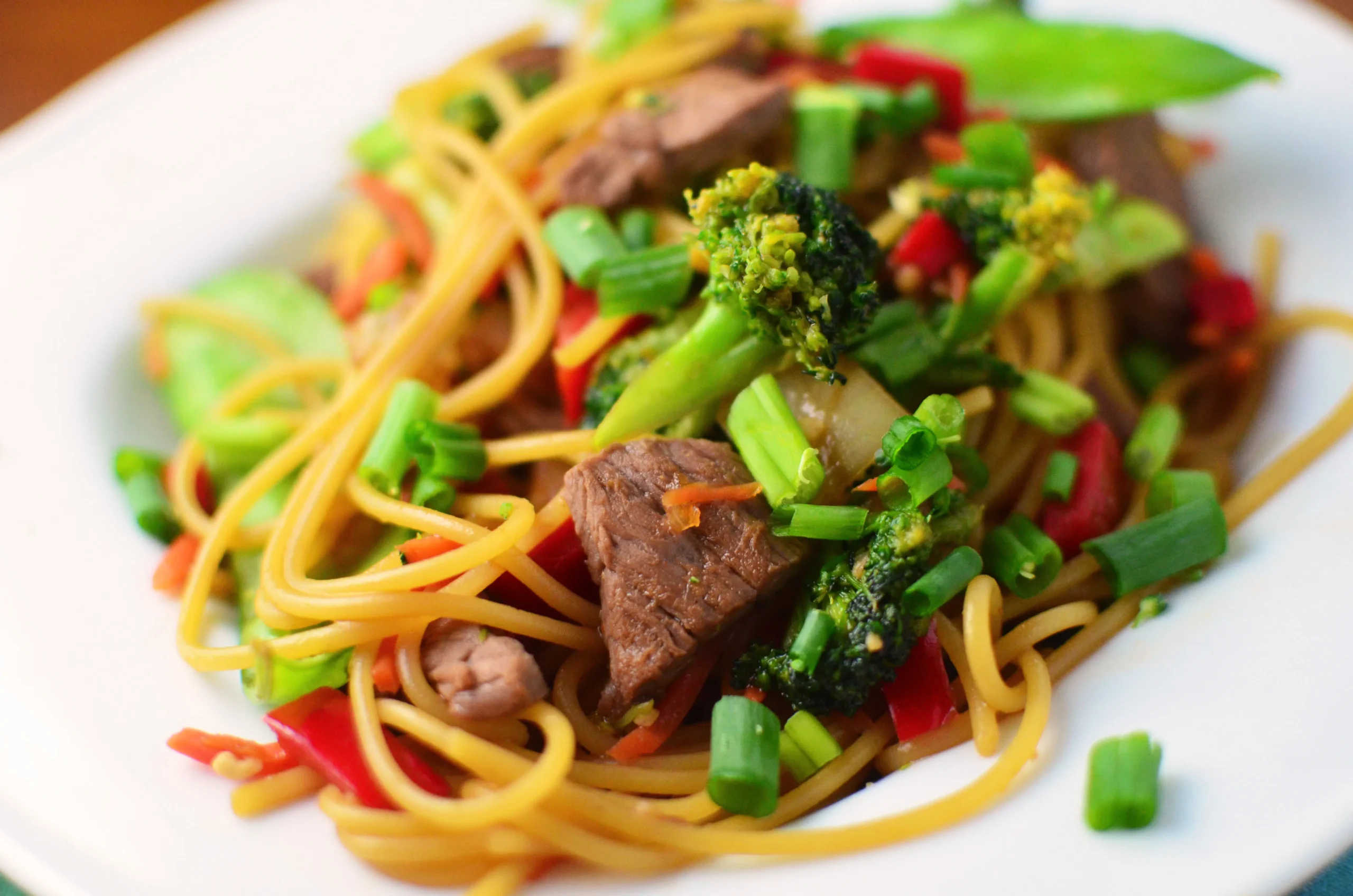 Spicy Beef Lo Mein
